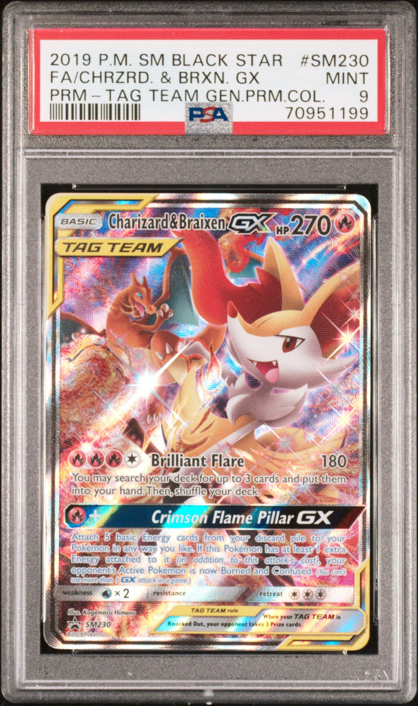 2019 Pokemon Sm Black Star Promo Sm230 Full Art/charizard