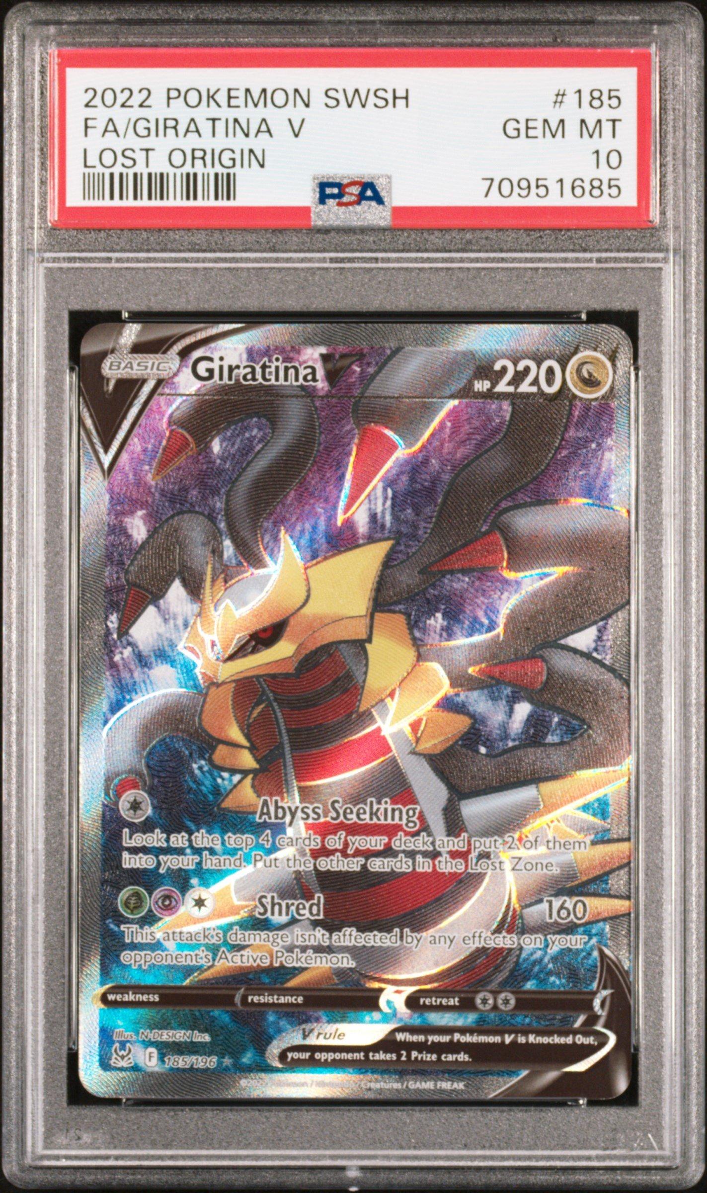 Pokemon TCG Giratina V & Lugia V SR Holo Alt Art – Simplified Chinese – Sword & Shield