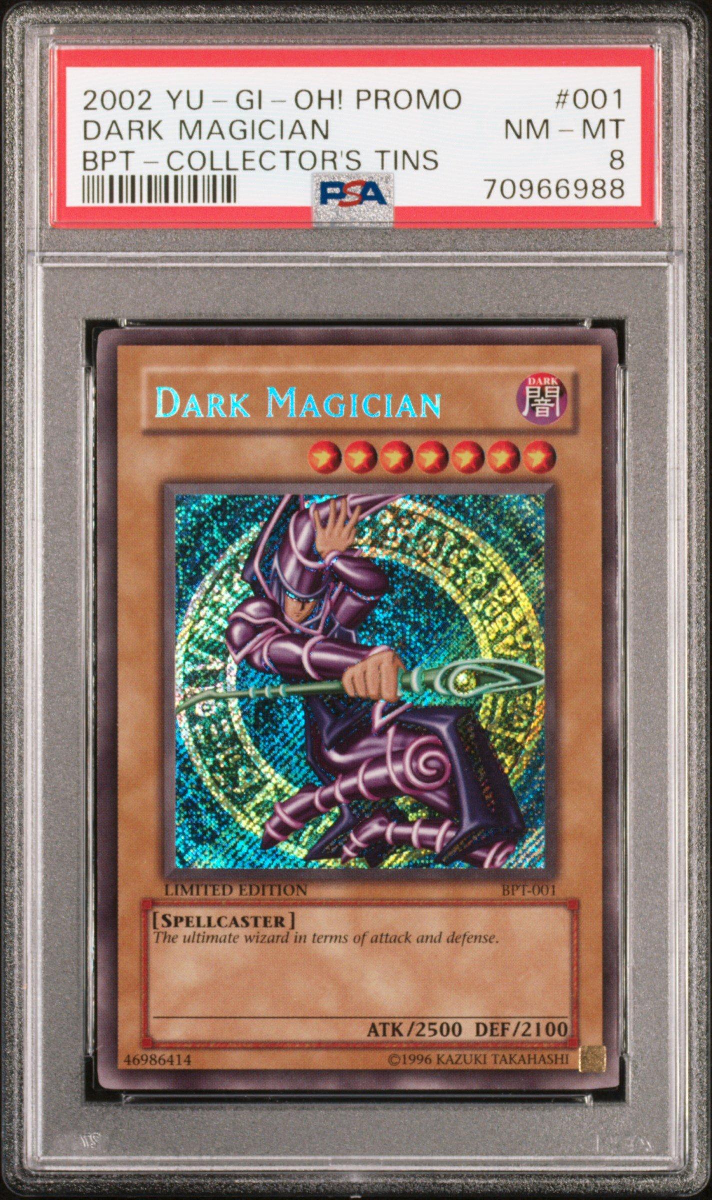 2002 Yu-gi-oh! Promo Bpt-collector's Tins 001 Dark Magician PSA 8