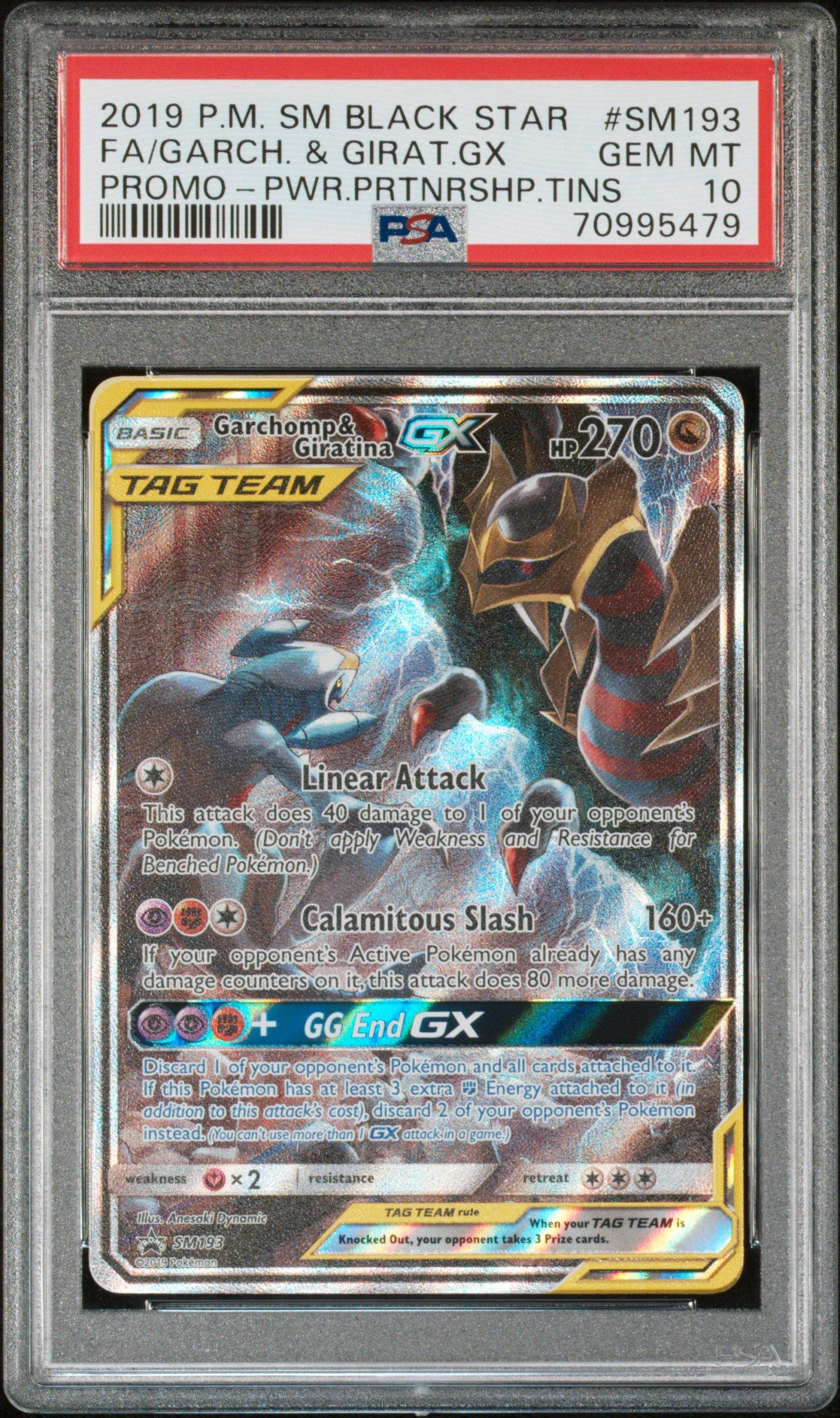 2019 Pokemon Sm Black Star Promo Sm193 Full Art/garchomp