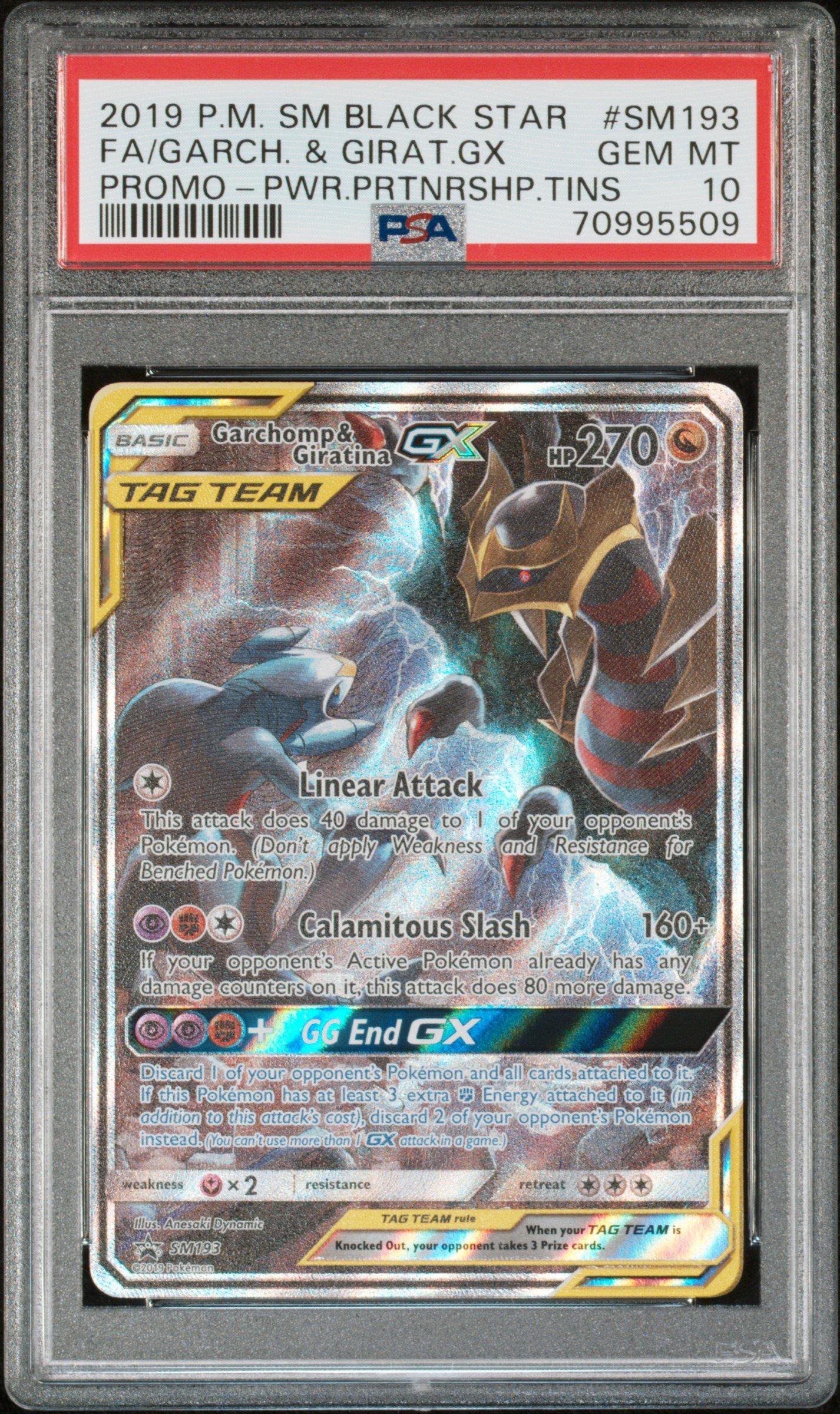 2019 Pokemon Sm Black Star Promo Sm193 Full Art/garchomp
