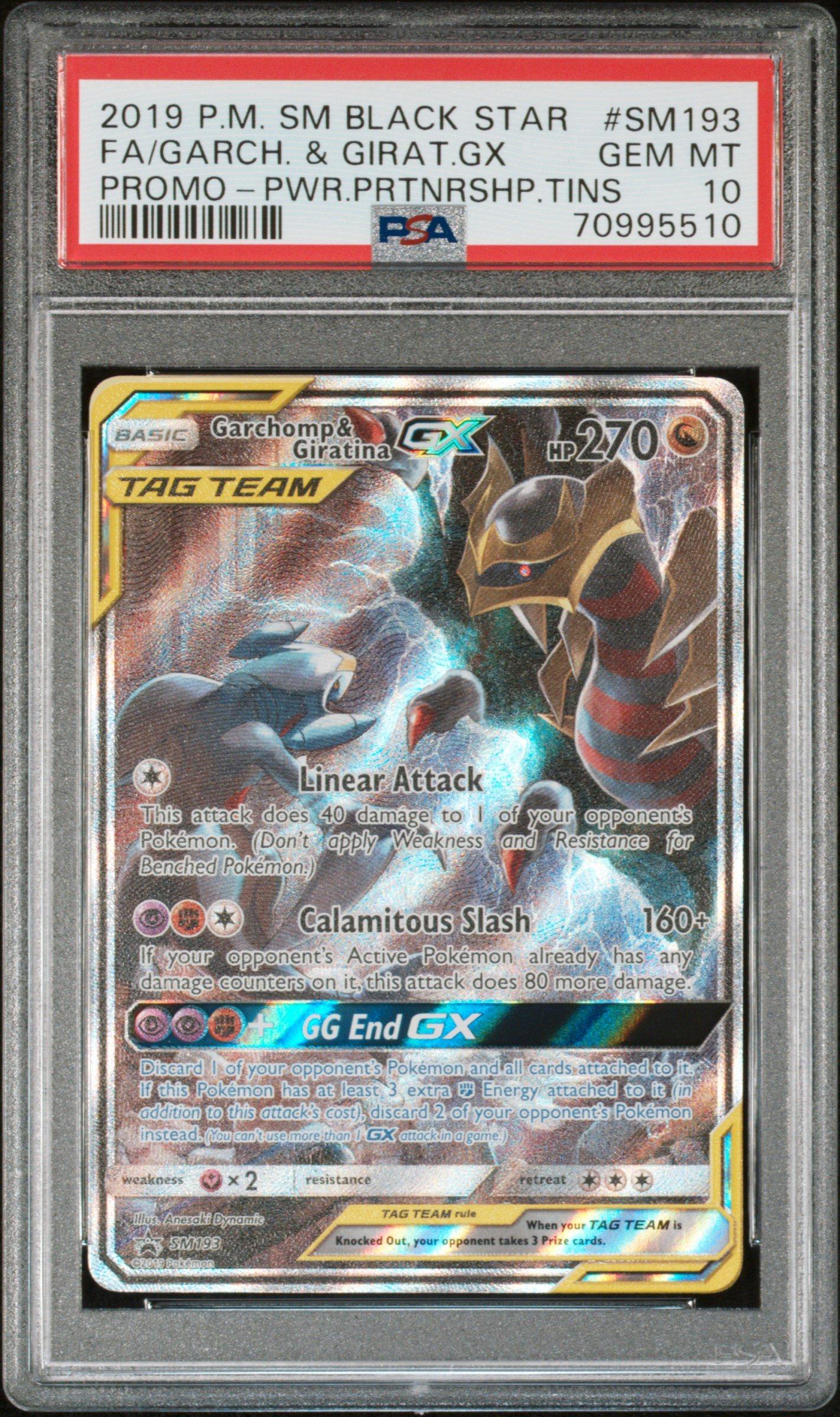 GX Tag Team Garchomp & Giratina GX SM193 Tag Team Alternate Full 
