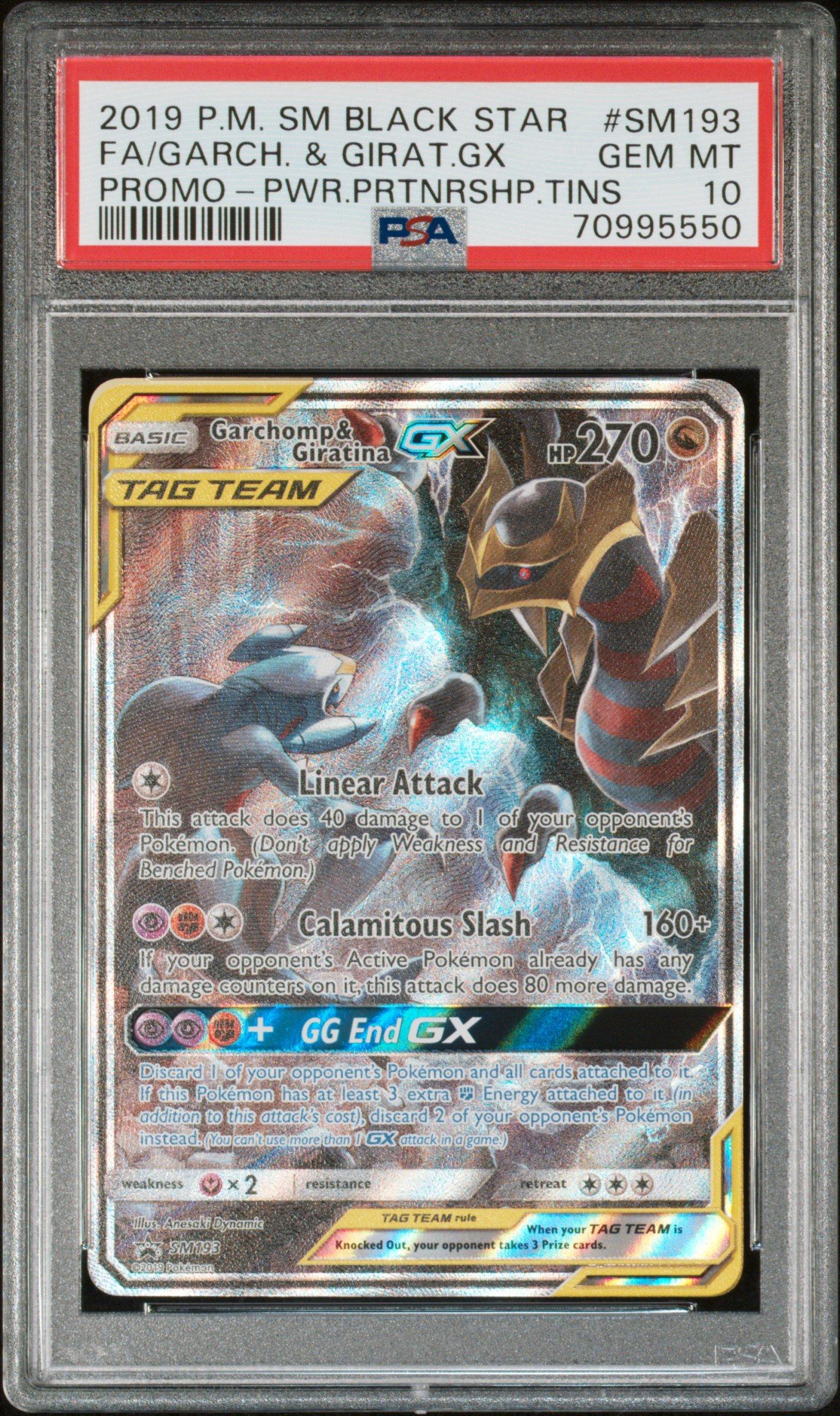 2019 Pokemon Sm Black Star Promo Sm193 Full Art/garchomp