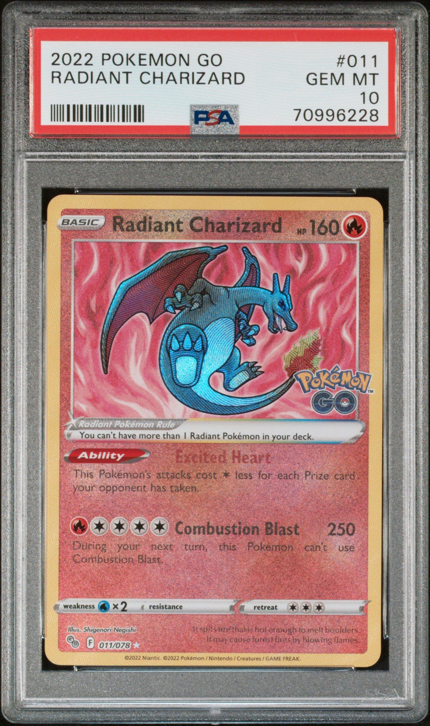 2022年 ポケモン RADIANT CHARIZARD PSA 10 2022 POKEMON GO JPN #011 RADIANT CHARIZARD PSA 10 | eBay