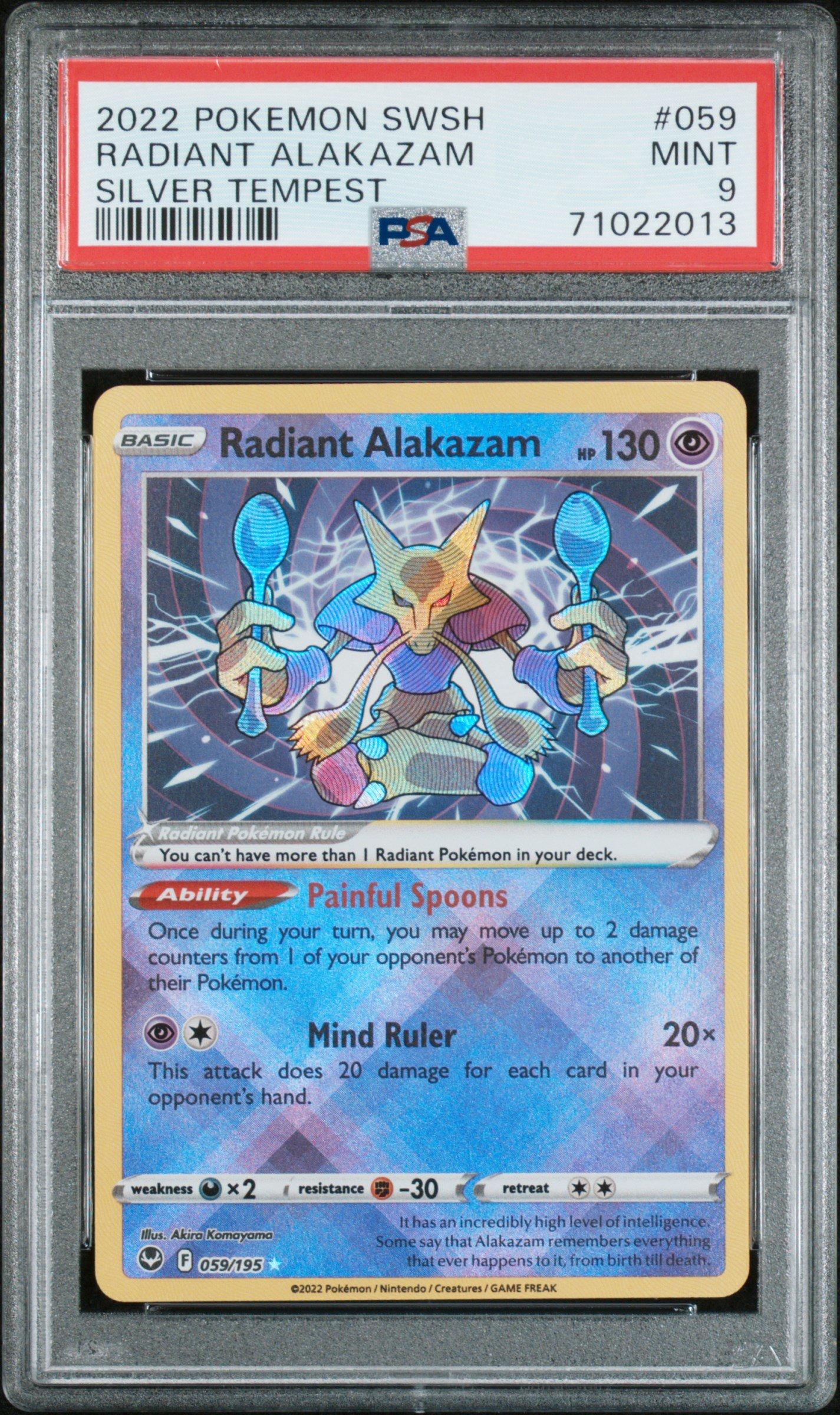 alakazam pokemon card 1 130 Pokemon Alakazam Card Credit Card Skin main image 0