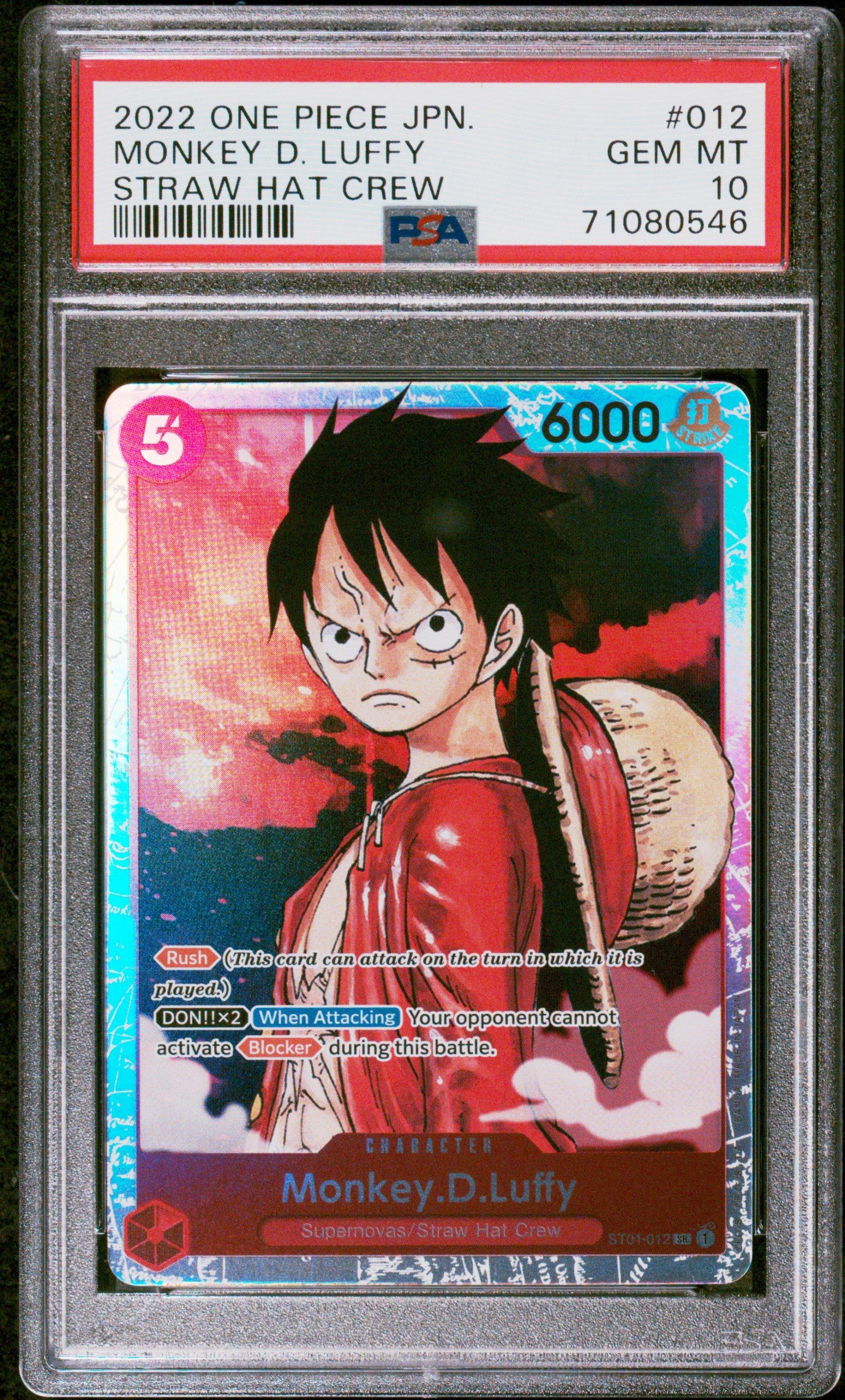 2022 One Piece Japanese Starter Deck St01-straw Hat Crew 012