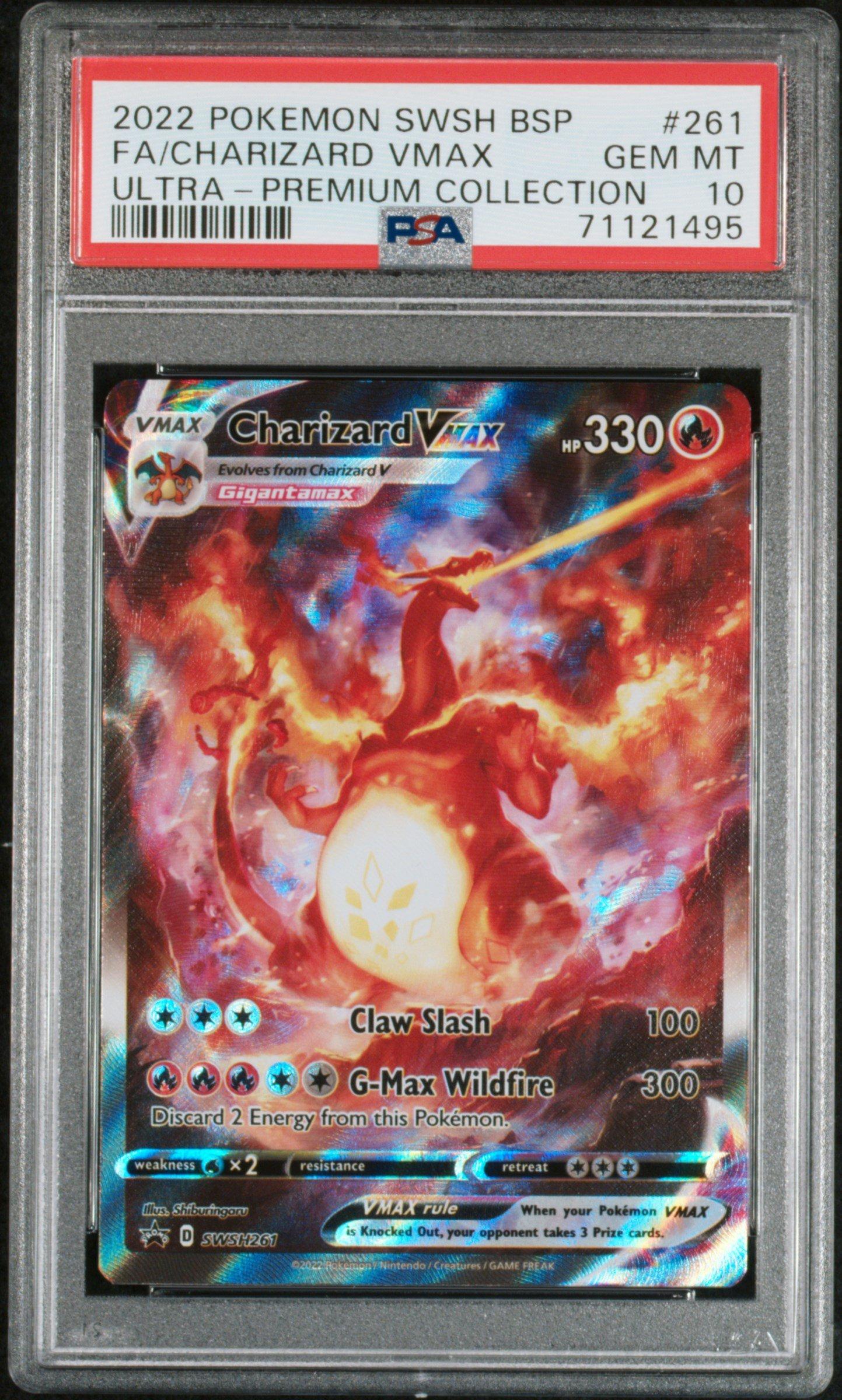 gigantamax charizard pokemon card 2022 Pokemon Swsh Black Star Promo 261 Full Art/charizard Vmax Sword &  Shield Ultra-premium Collection-charizard PSA 10 Graded Card