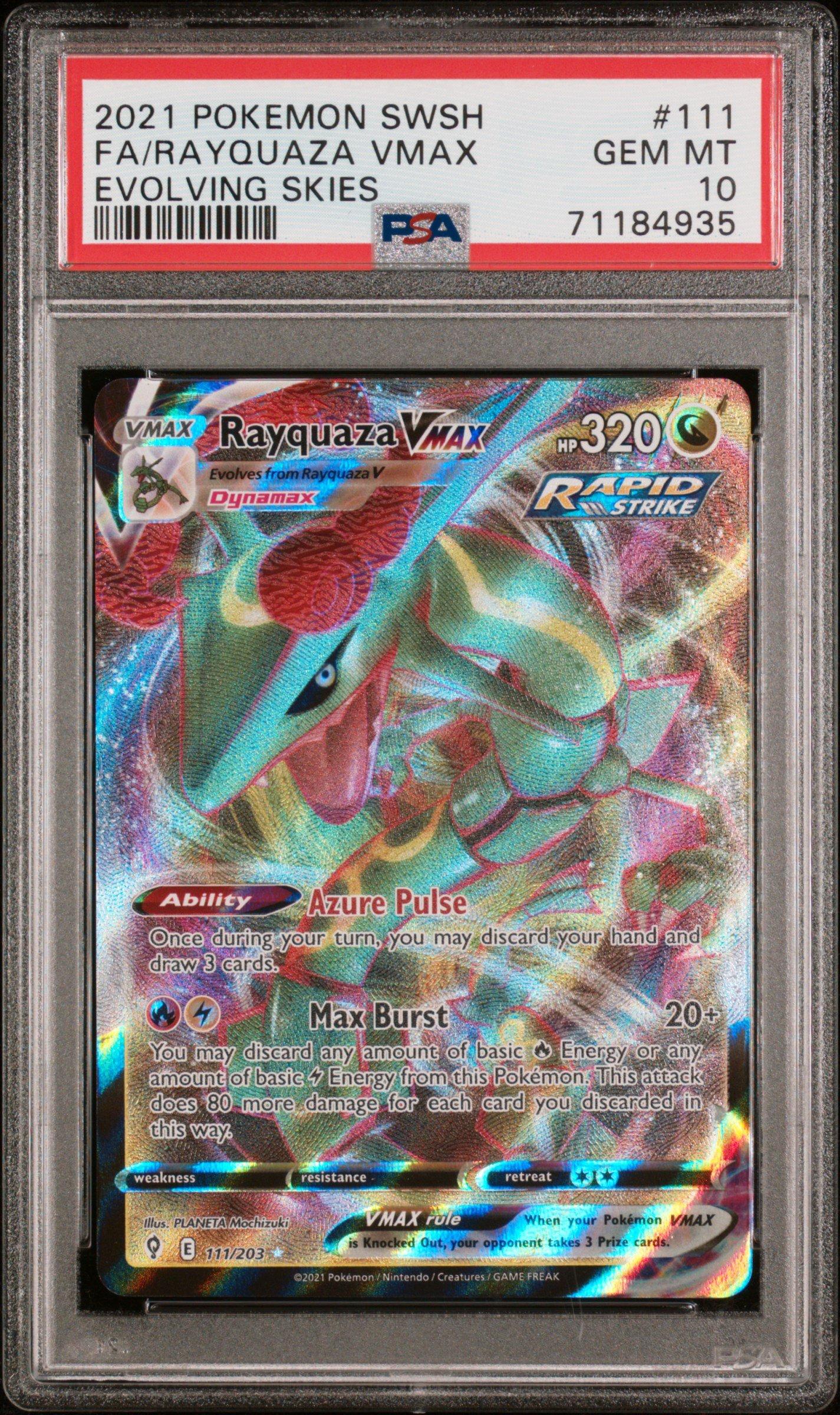 2021 Pokemon Sword & Shield Evolving Skies 111 Full Art