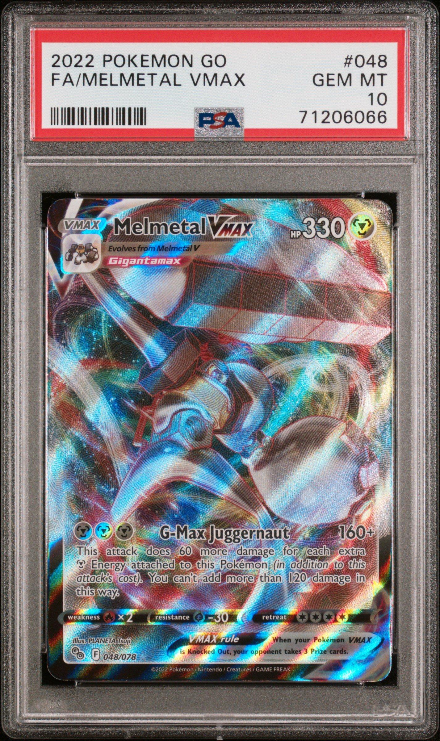 2022 Pokemon Go 048 Full Art/melmetal Vmax PSA 10