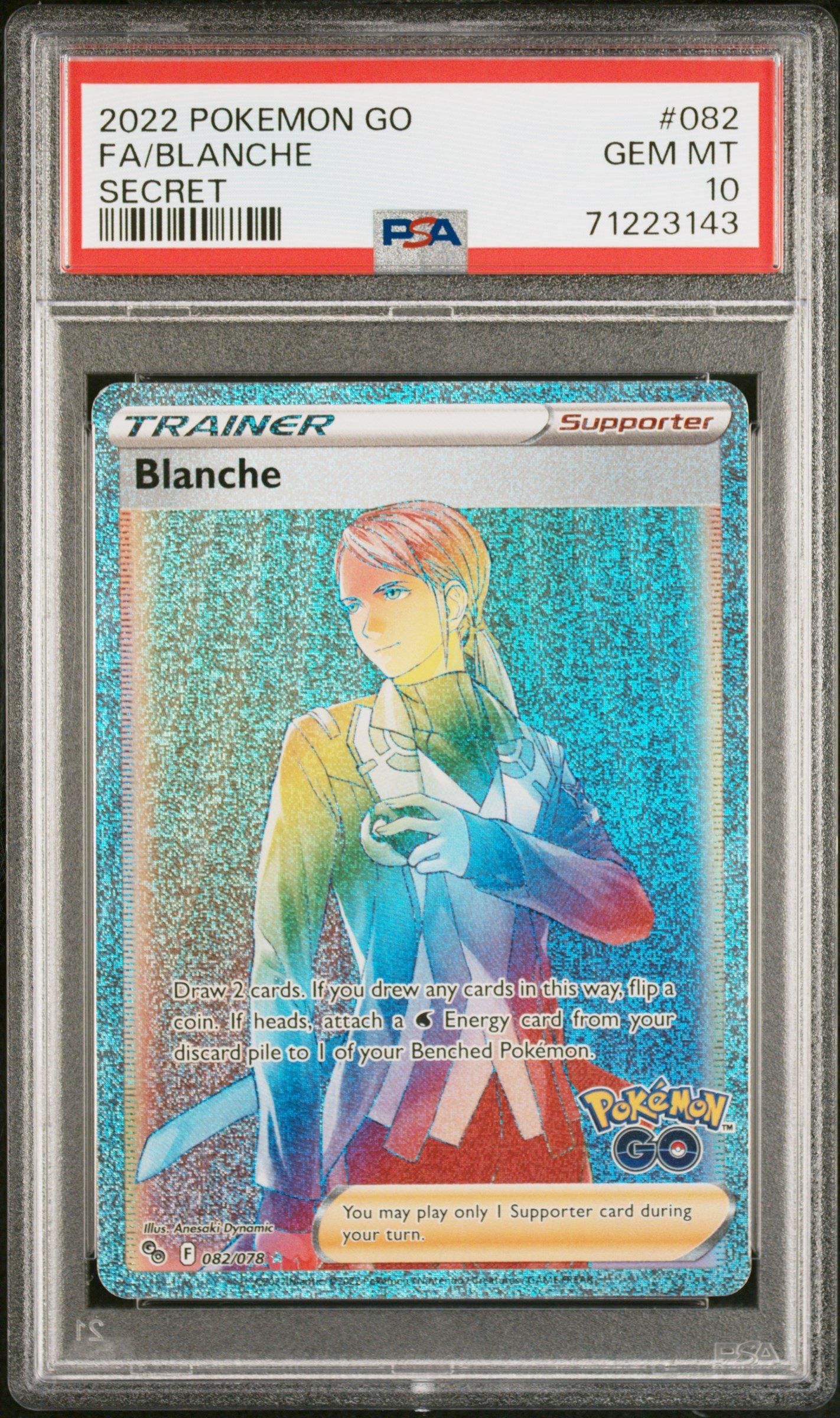 2022 Pokemon Go 082 Full Art/blanche Secret PSA
