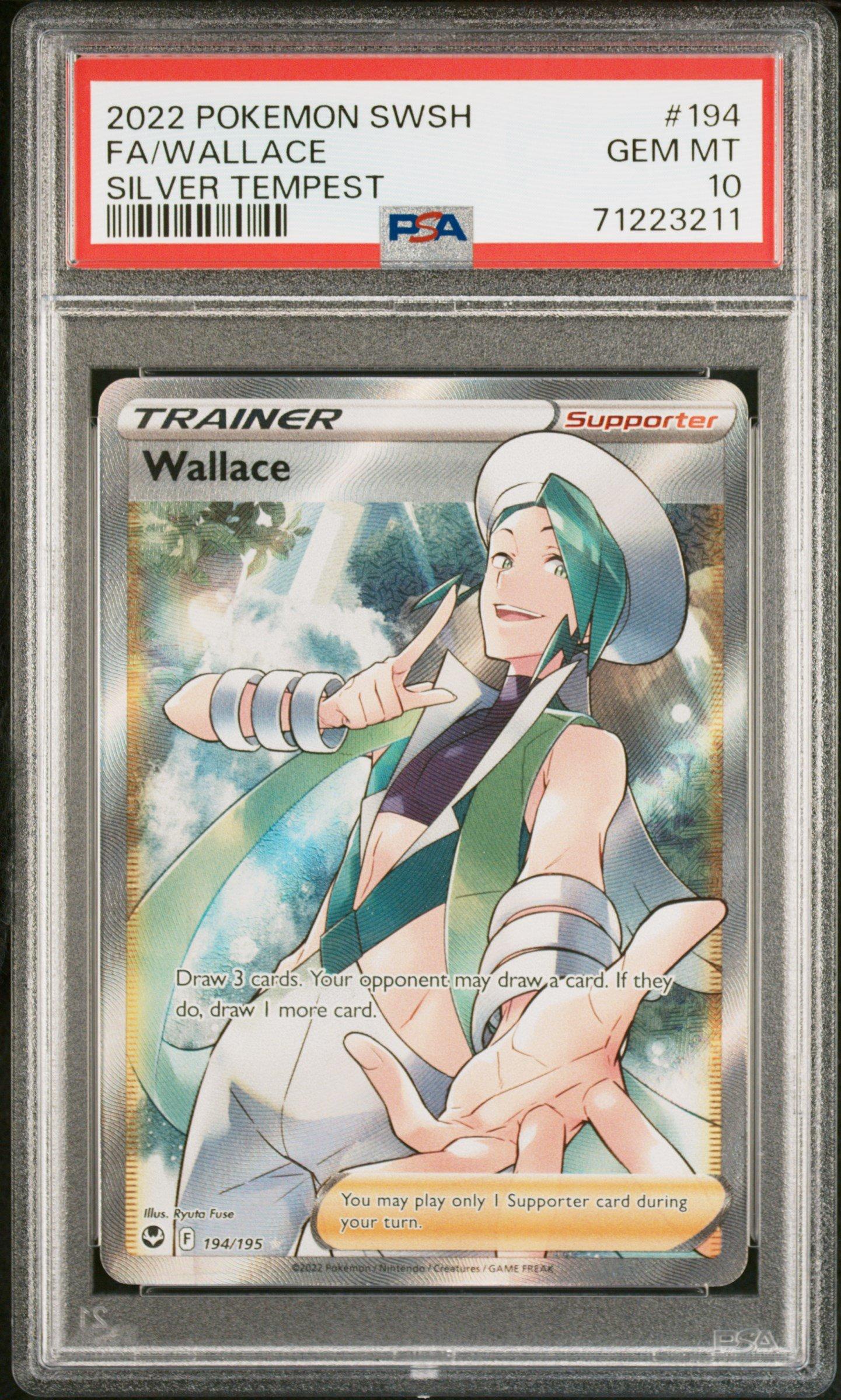 2022 Pokemon Sword & Shield Silver Tempest 194 Full Art/wallace