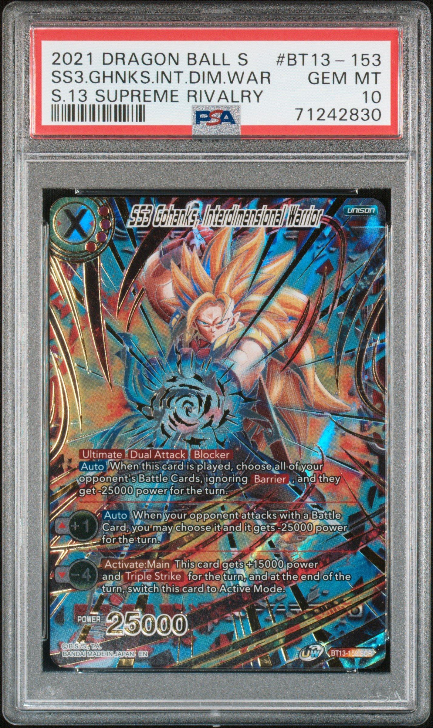 2021 Dragon Ball Super Card Game Series 13 Supreme Rivalry Bt13-153 Ss3 Gohanks