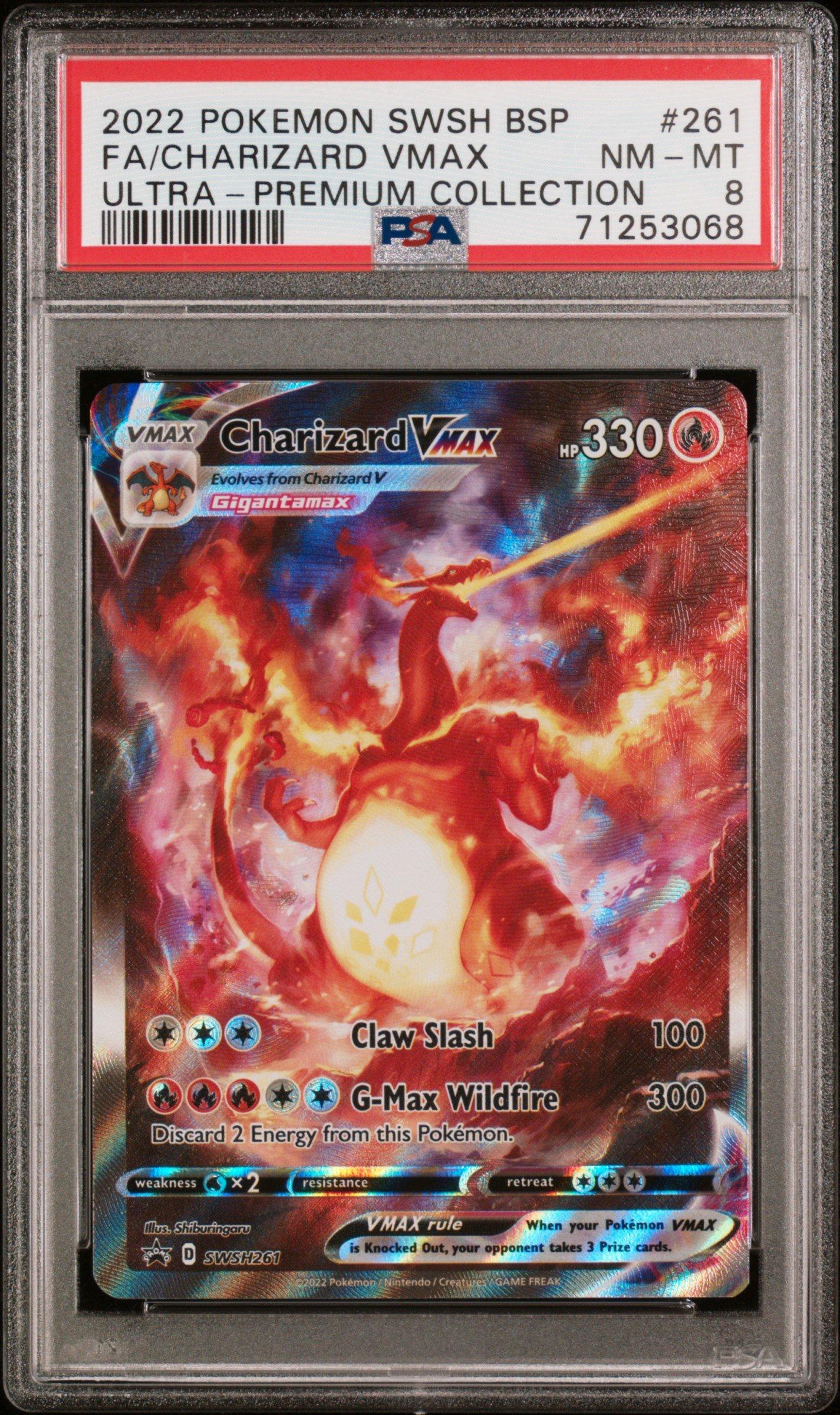 2022 Pokémon Charizard VMAX #261 2022 Pokemon Swsh Black Star Promo 261 Full Art/charizard Vmax