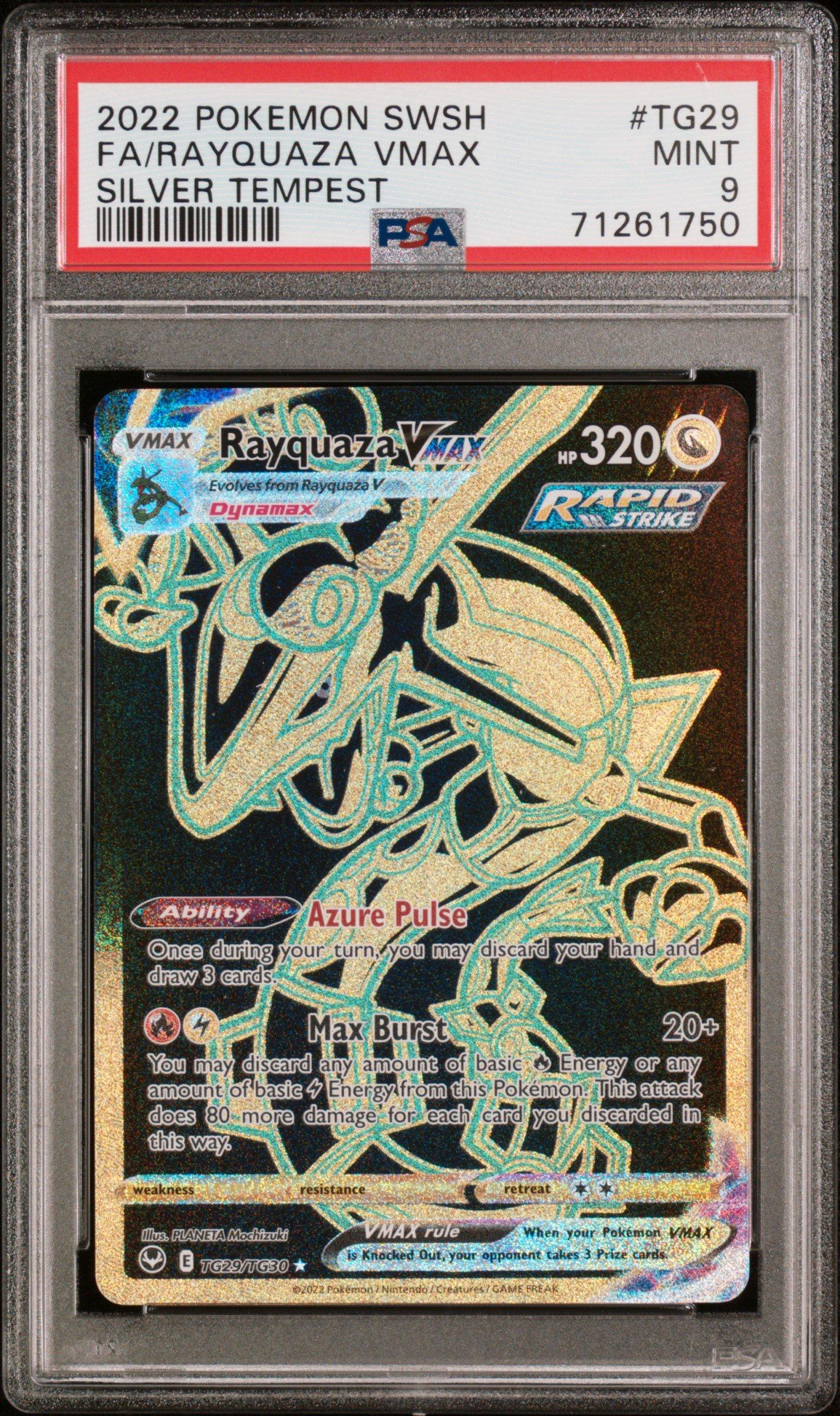 2025 Pokemon Mep En-me Black Star Promo Tg29 Full Art/rayquaza