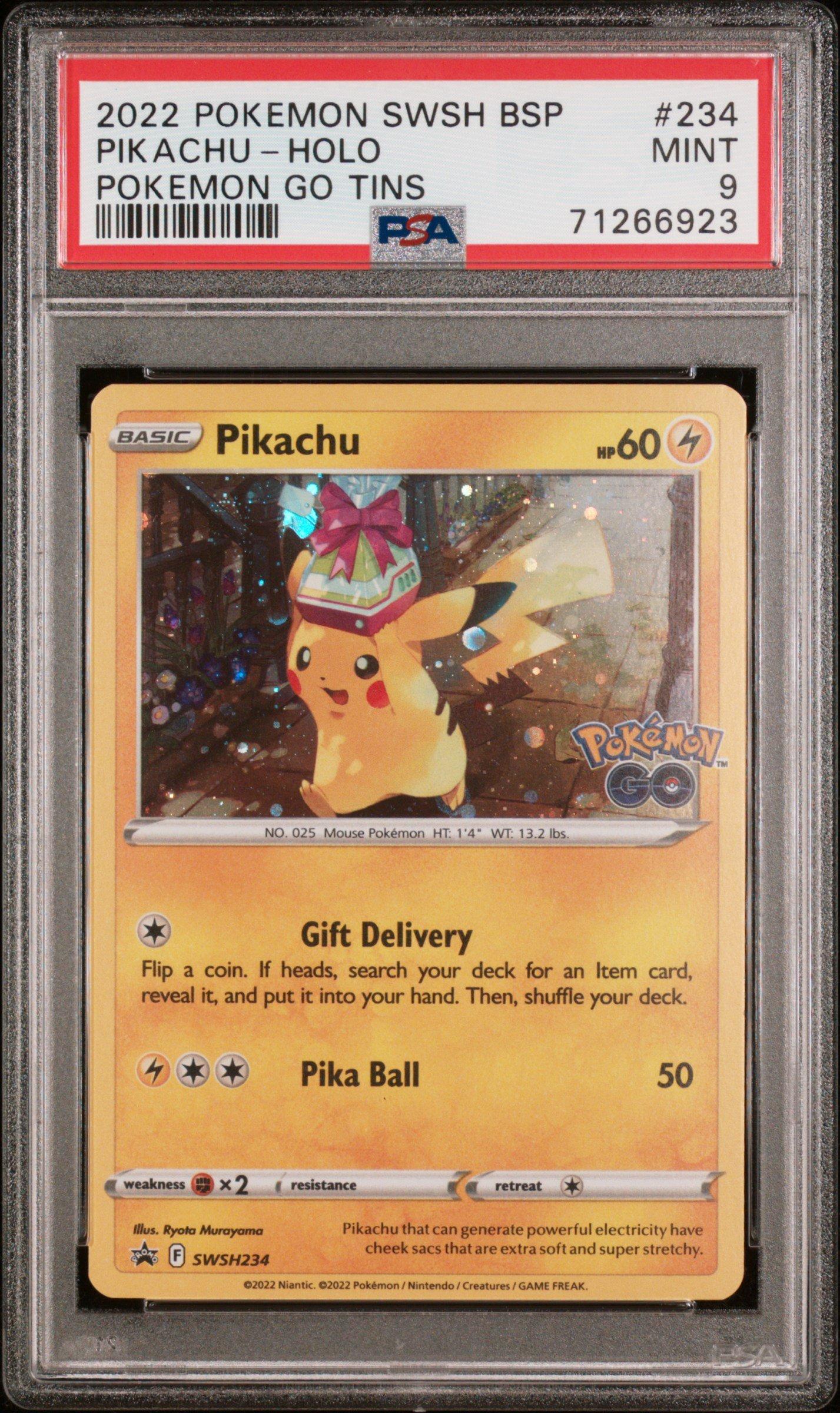 2022 Pokemon Swsh Black Star Promo 234 Pikachu-holo Pokemon Go