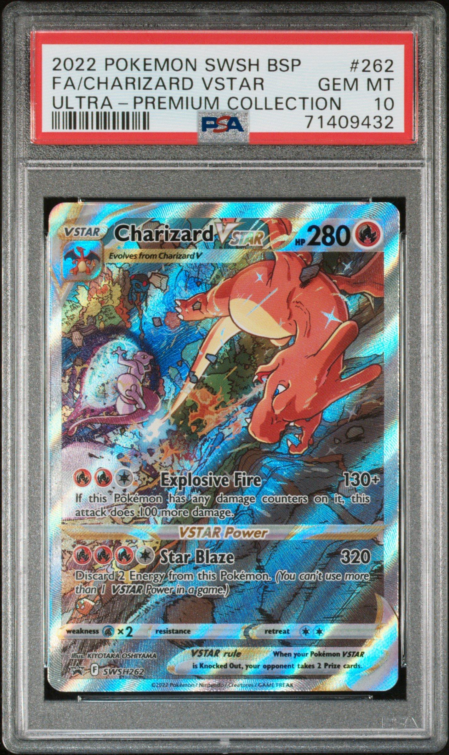 2022 Pokemon Swsh Black Star Promo 262 Full Art/charizard Vstar