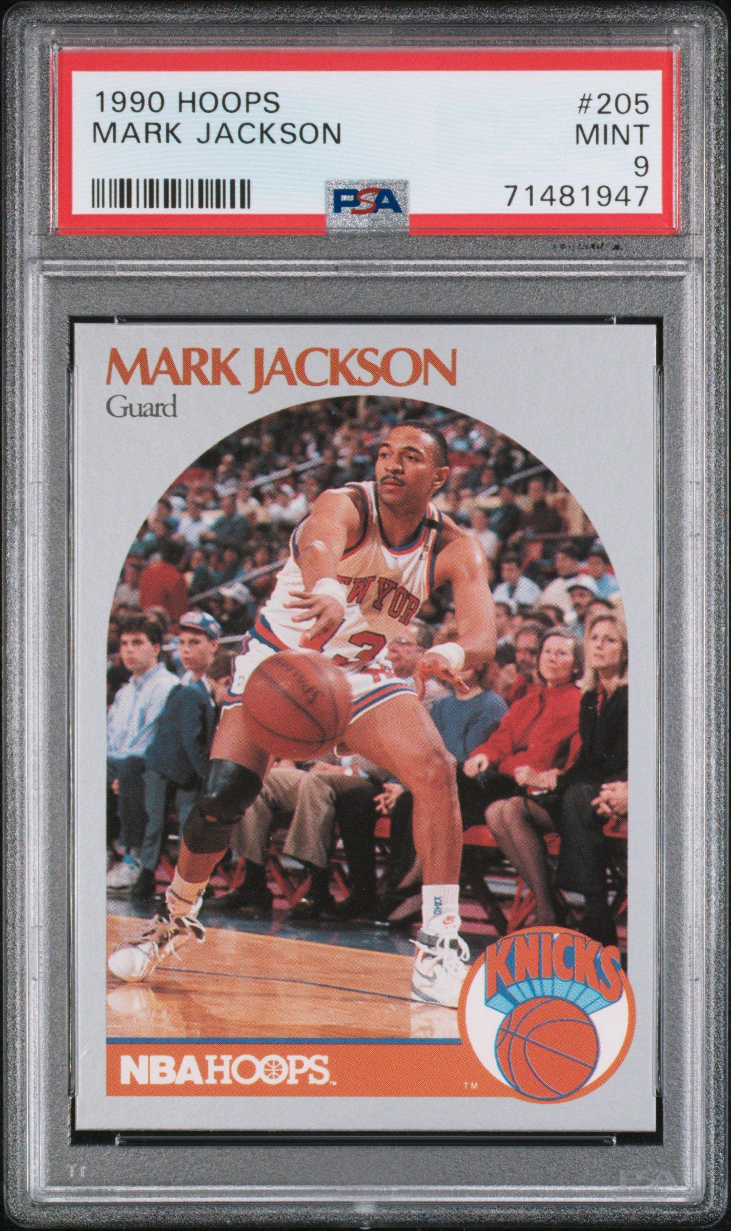 1990 Hoops 205 Mark Jackson PSA 9 Graded Card | GameStop