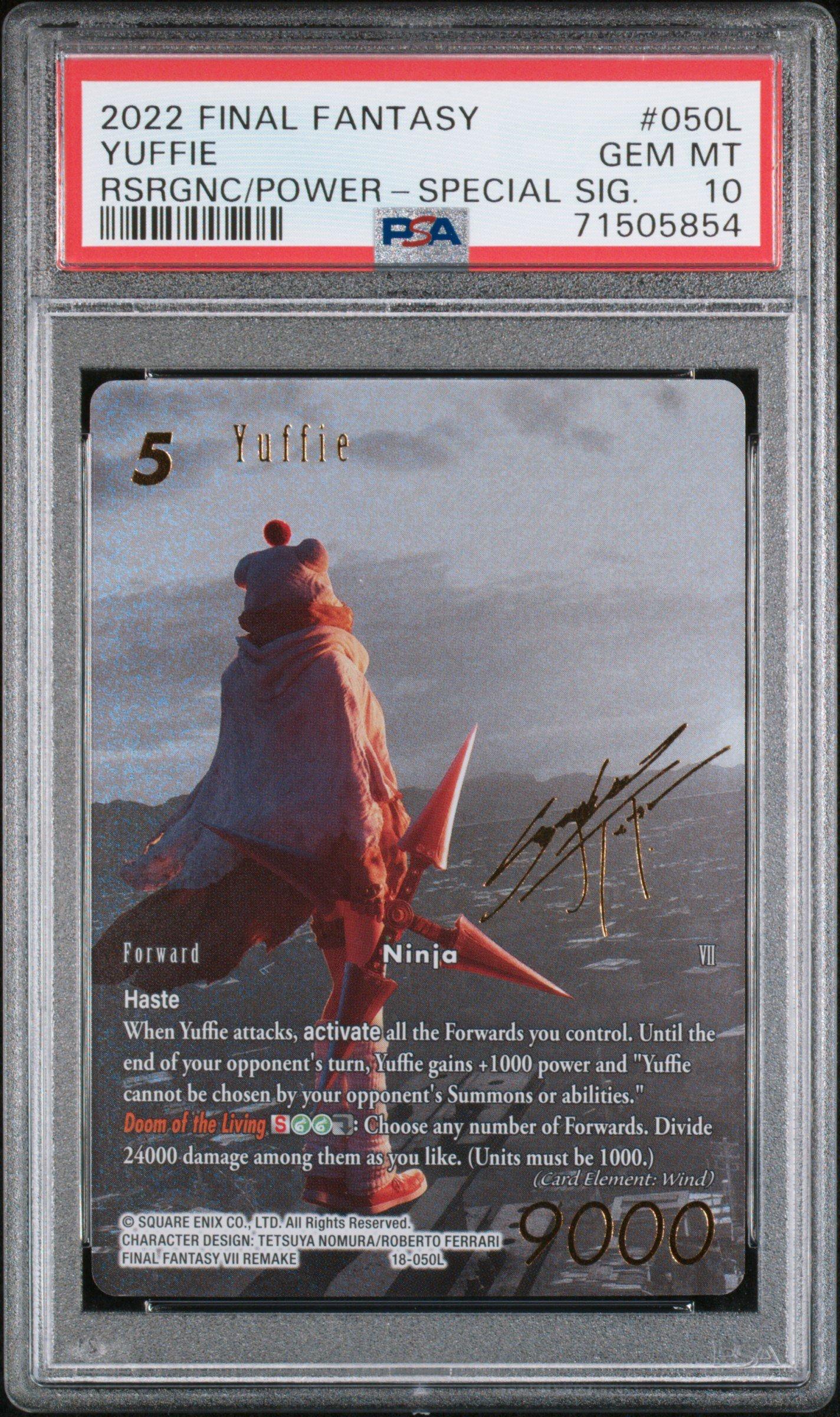 2024 FINAL FANTASY TCG クライヴ サイン psa 10（FINAL FANTASY