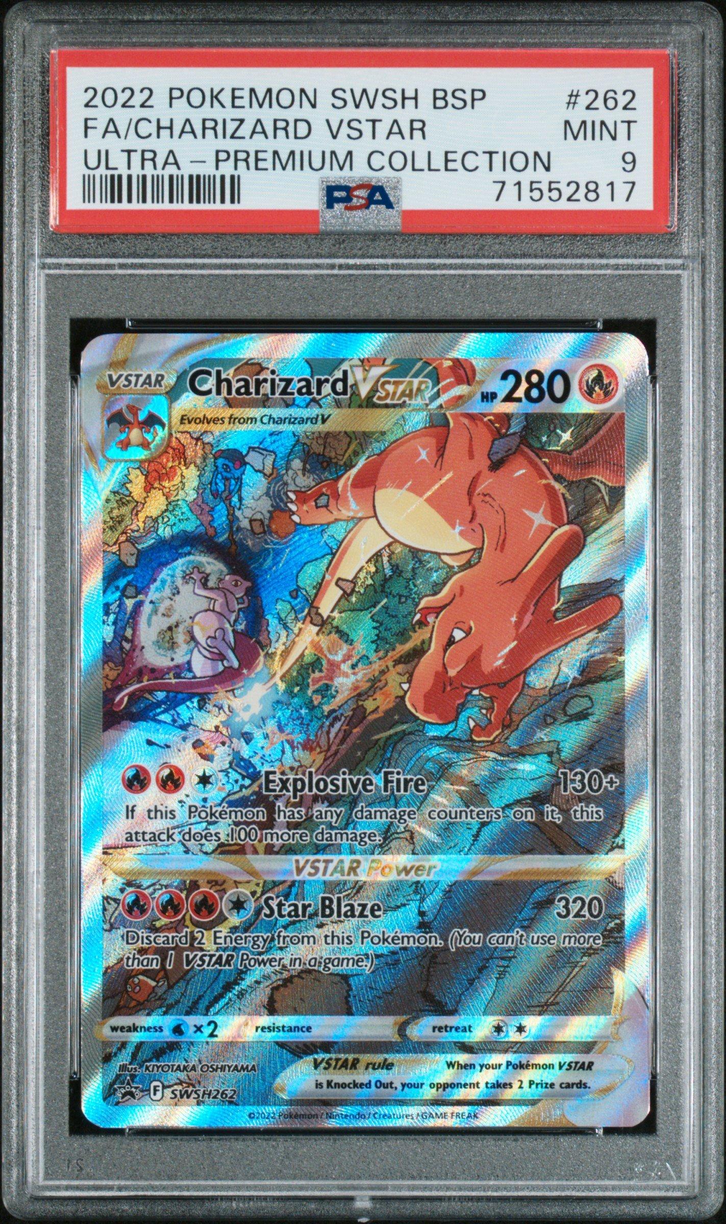 2022 Pokemon Swsh Black Star Promo 262 Full Art/charizard Vstar