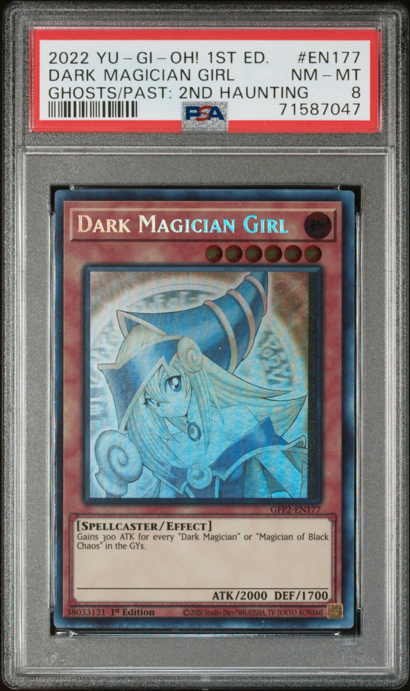 2022 Yu-gi-oh! Gfp2-ghosts From The Past: The 2nd Haunting En177 Dark Magician Girl 1st Edition PSA