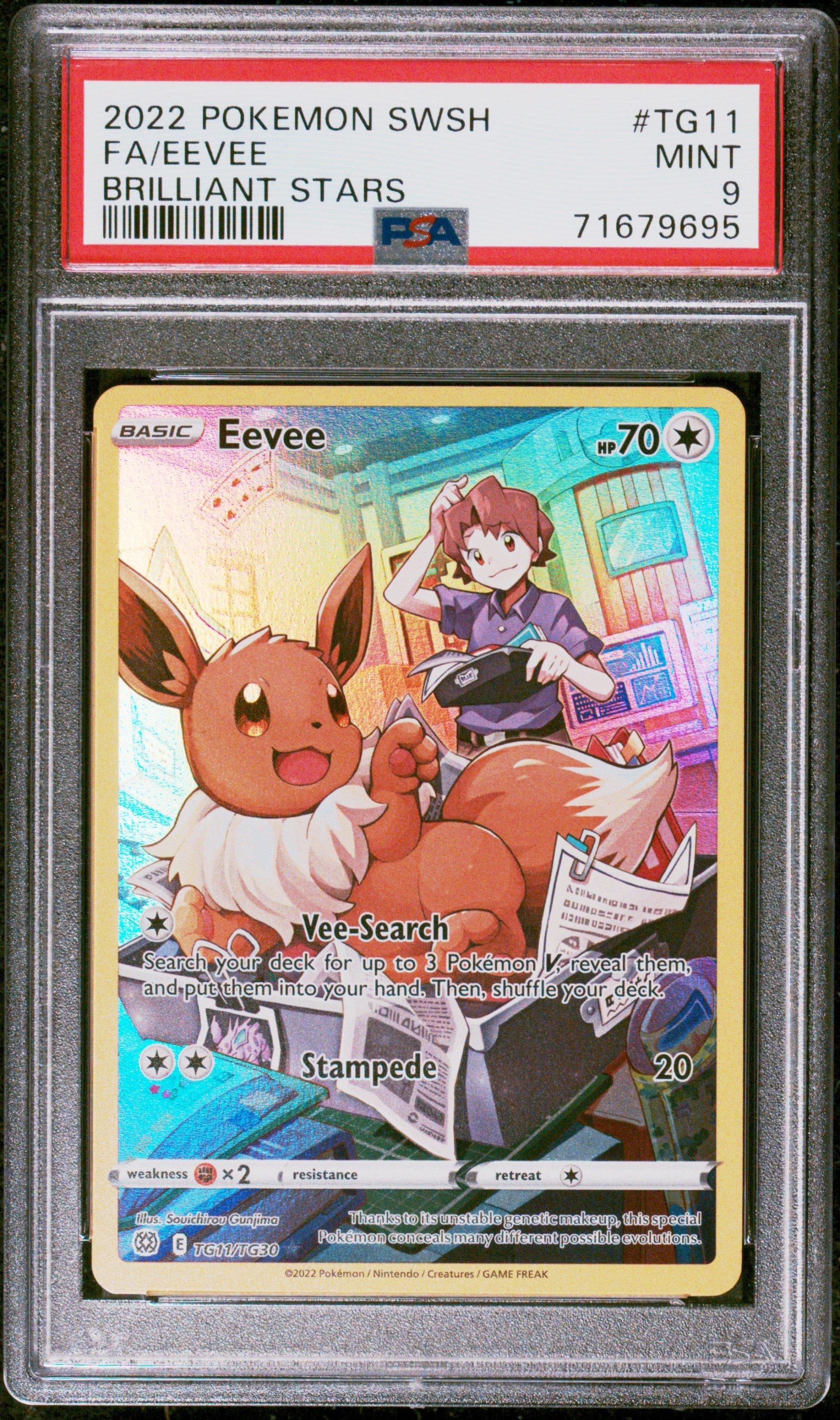 2022 Pokemon Sword & Shield Brilliant Stars Tg11 Full Art