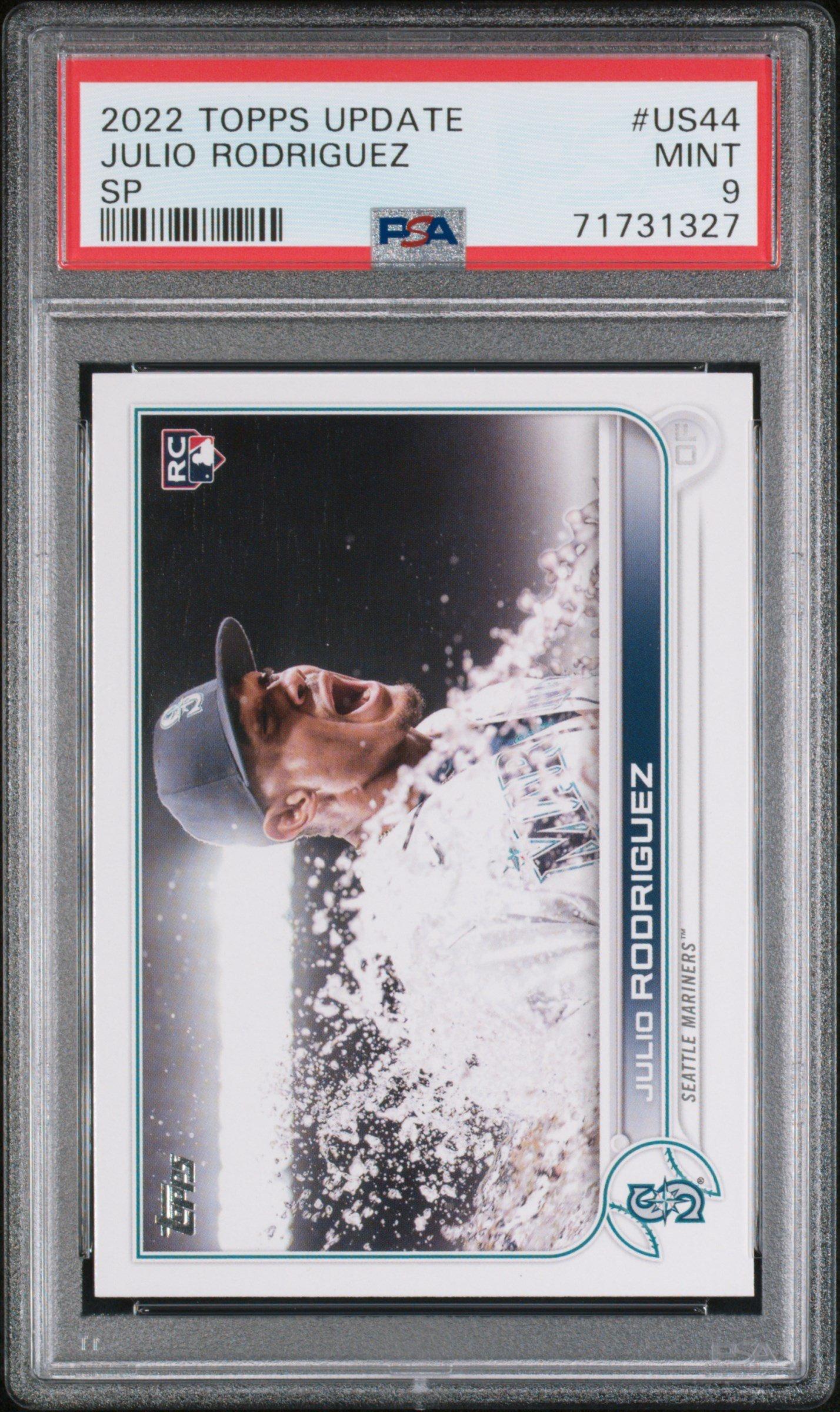 その他 2022 topps update Julio Rodriguez SP 2022 Topps Update Us44 Julio Rodriguez Sp PSA 9 | GameStop
