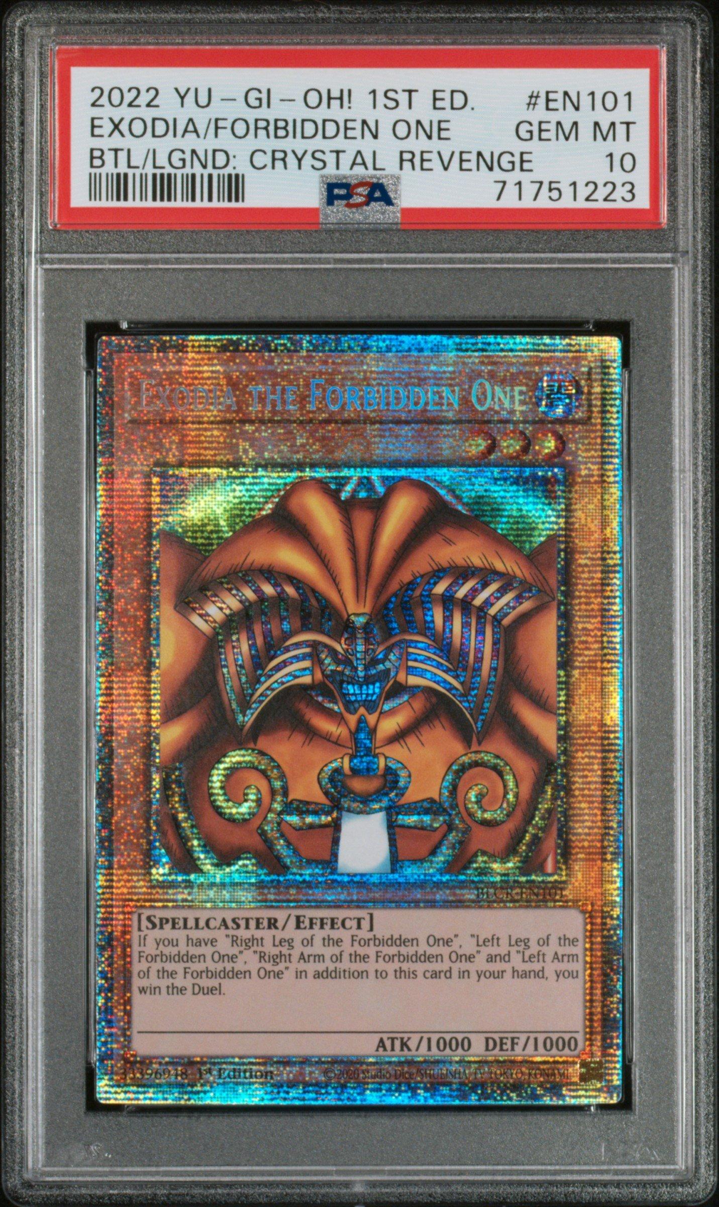 2022 Yu-gi-oh! Battles Of Legend: Crystal Revenge En101 Exodia The
