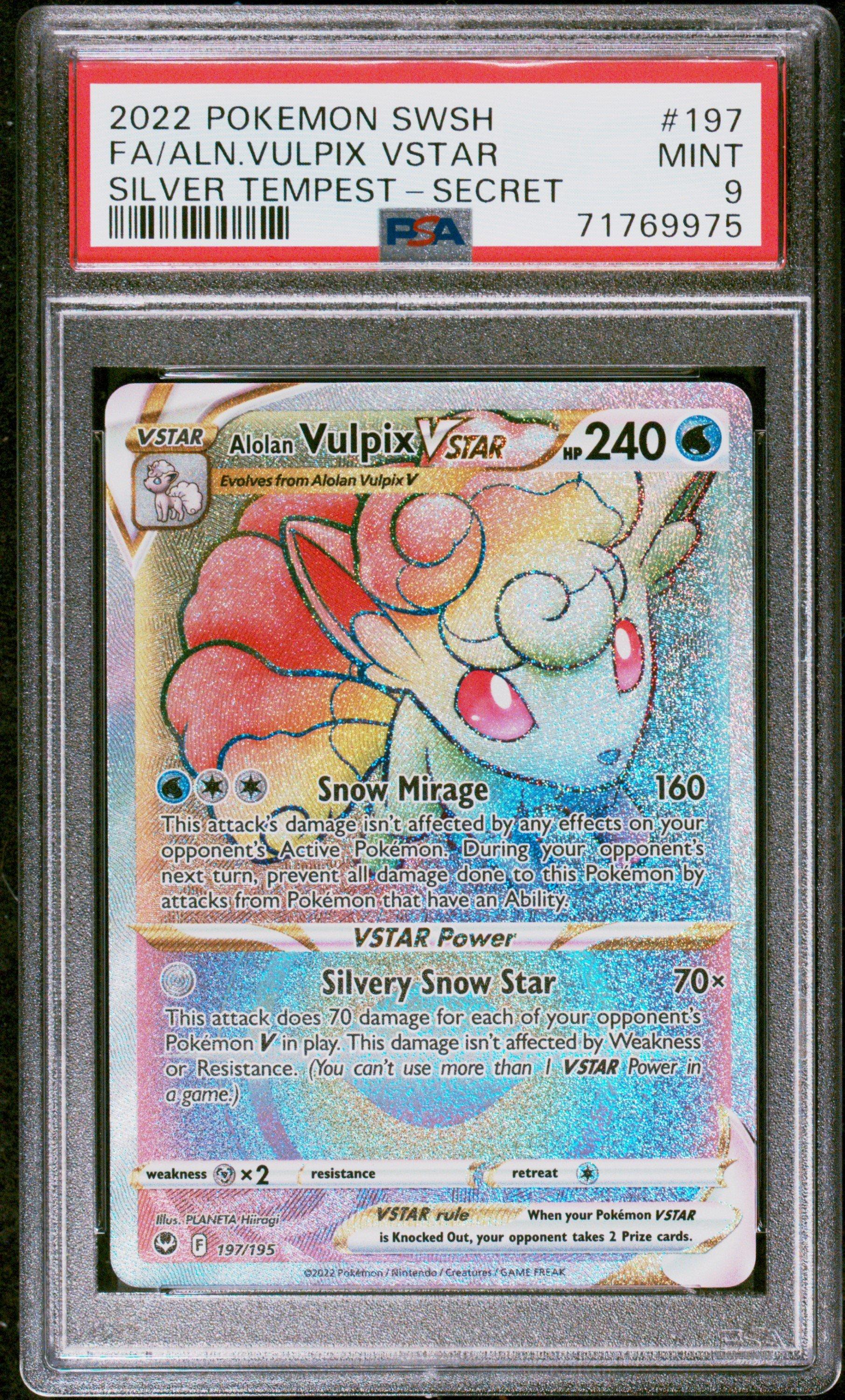 pokemon card alolan vulpix Sleeves & Vulpix Nitamono Doushi - Pokmon Card Game | Authentic Japanese Pokmon TCG Sleeves Age Group Full Art/Alolan Vulpix V (173)