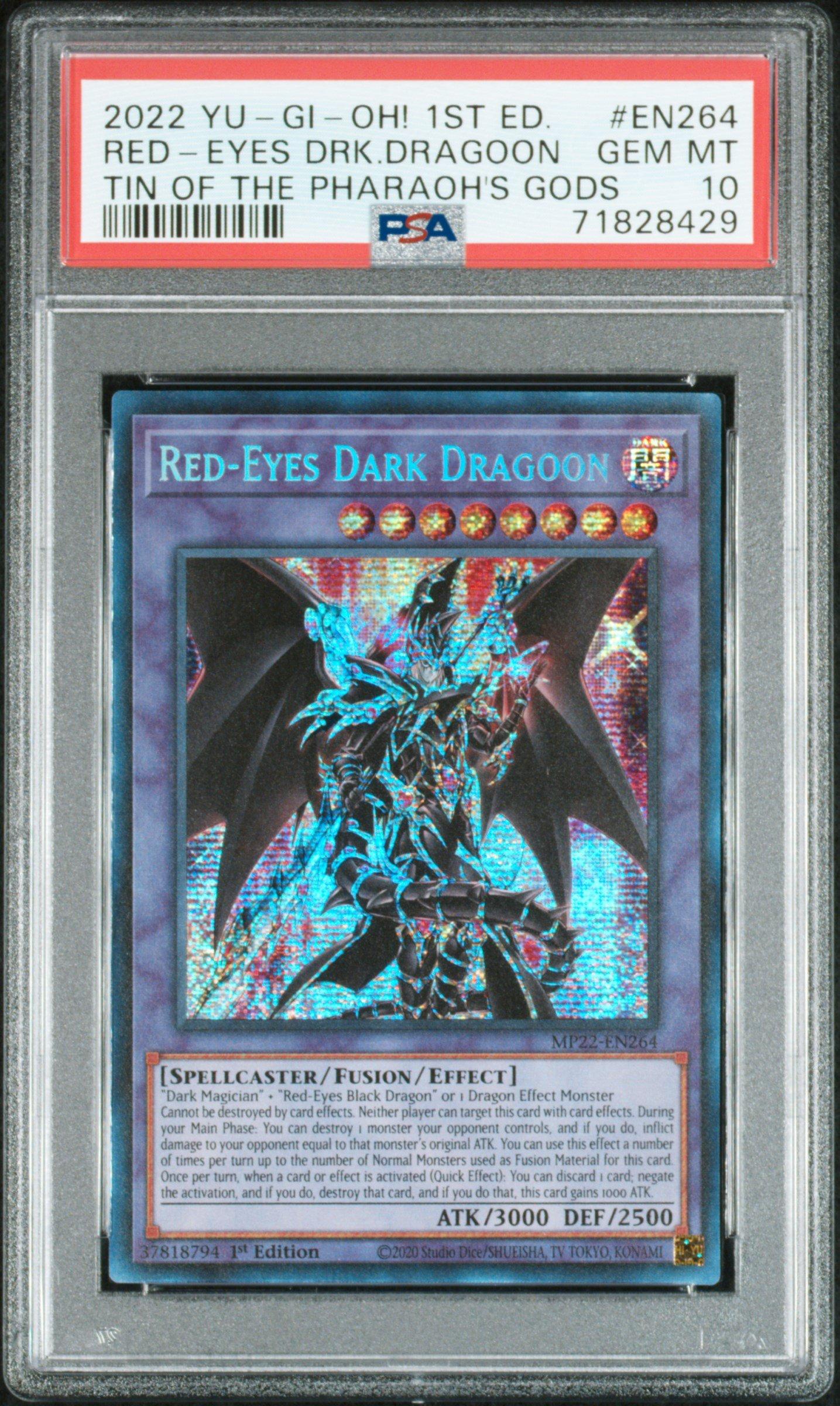 2022 Yu-gi-oh! Tin Of The Pharaoh's Gods En264 Red PSA 10