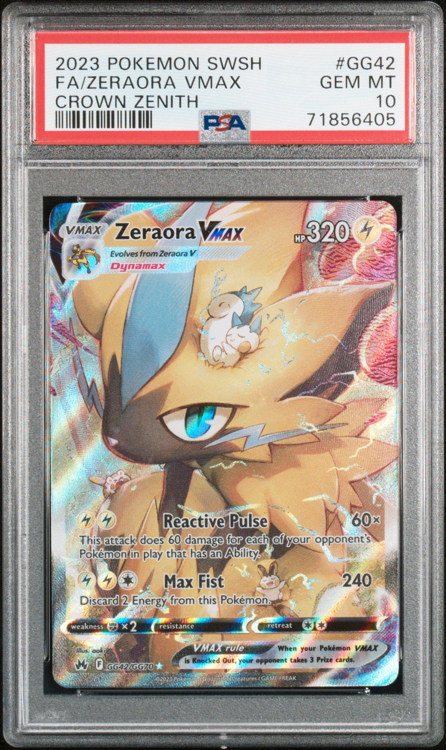 2023 Pokemon Sword And Shield Crown Zenith Gg42 Full Art/zeraora