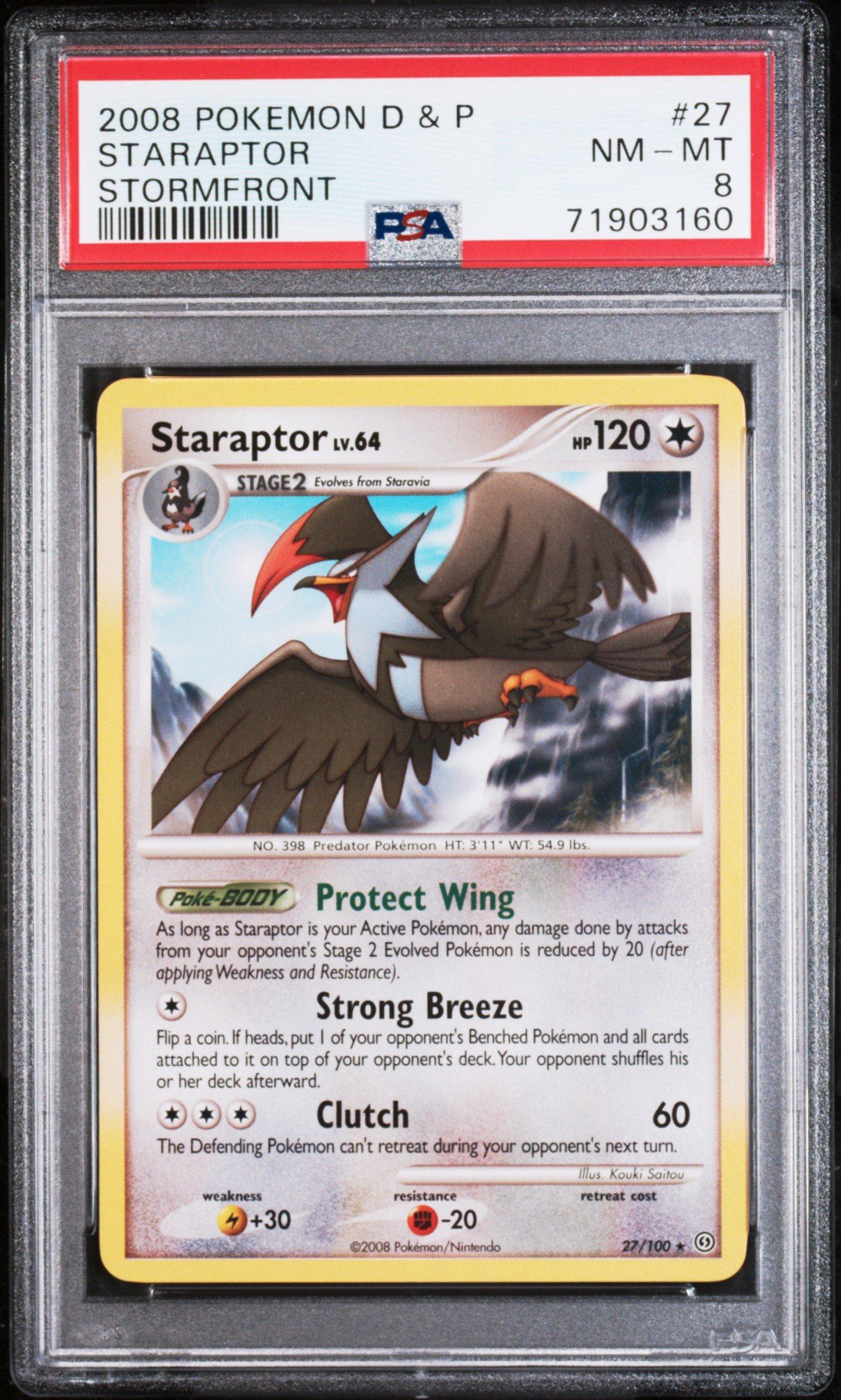 pokemon card staraptor Staraptor 150/198 Uncommon Pokemon Card (Burst Base and Purple) +  TitanCards® Toploader : Amazon.com.be: Toys