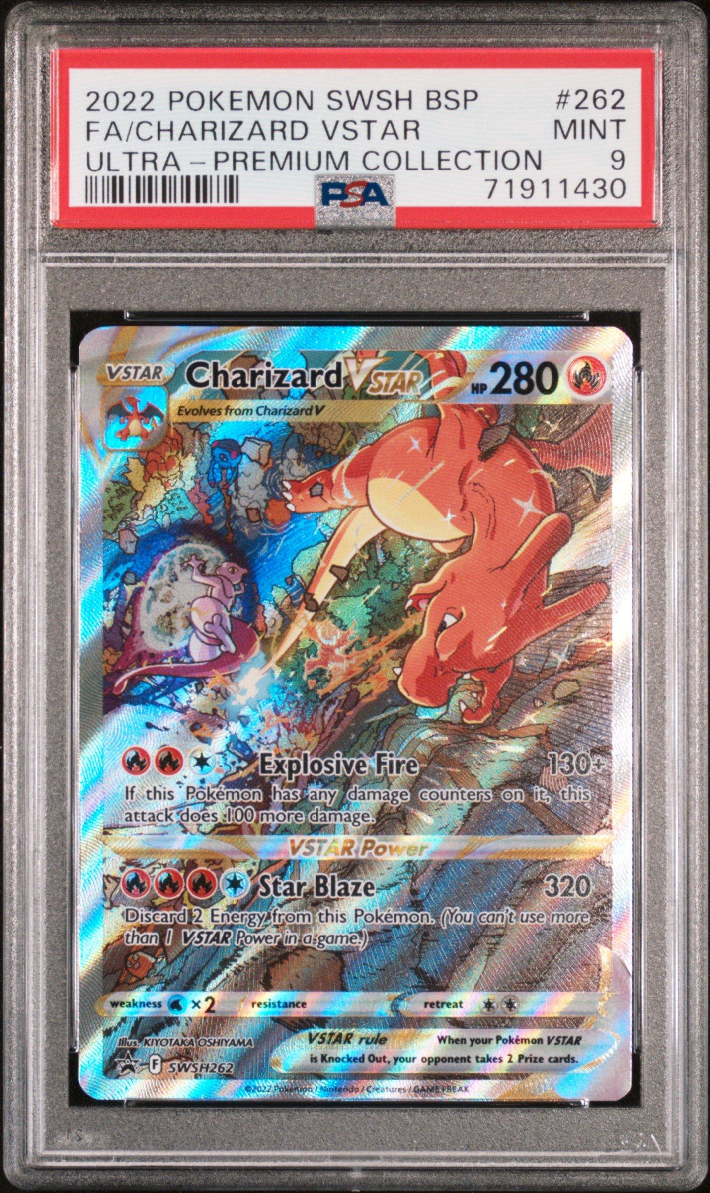 2022 Pokemon Swsh Black Star Promo 262 Full Art/charizard Vstar