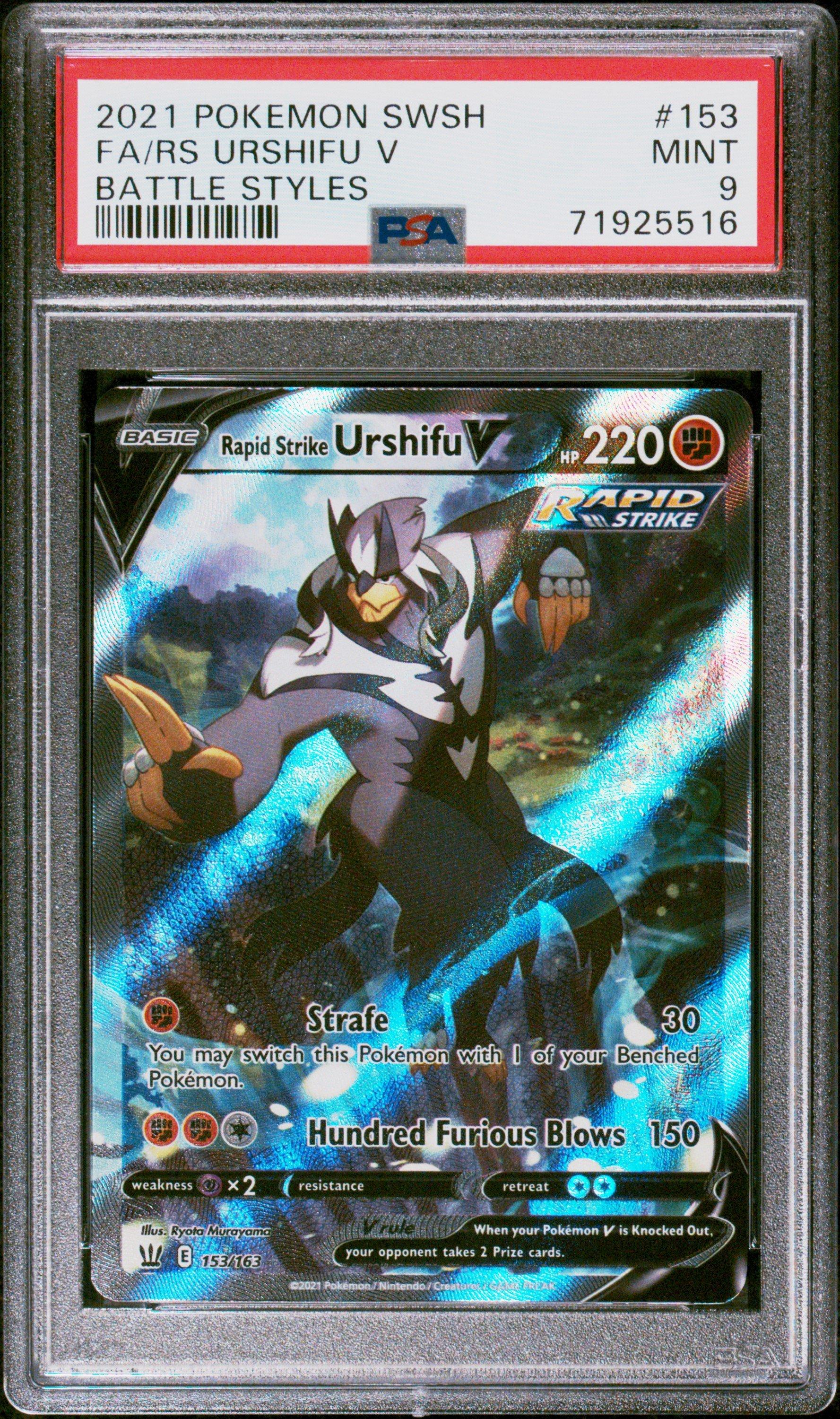 rapid strike pokemon card value Urshifu VMAX - Battle Styles Pokmon 169/163 its a great way to experience one of the most dynamic forms of Urshifu. Rapid Strike Scroll of Swirls