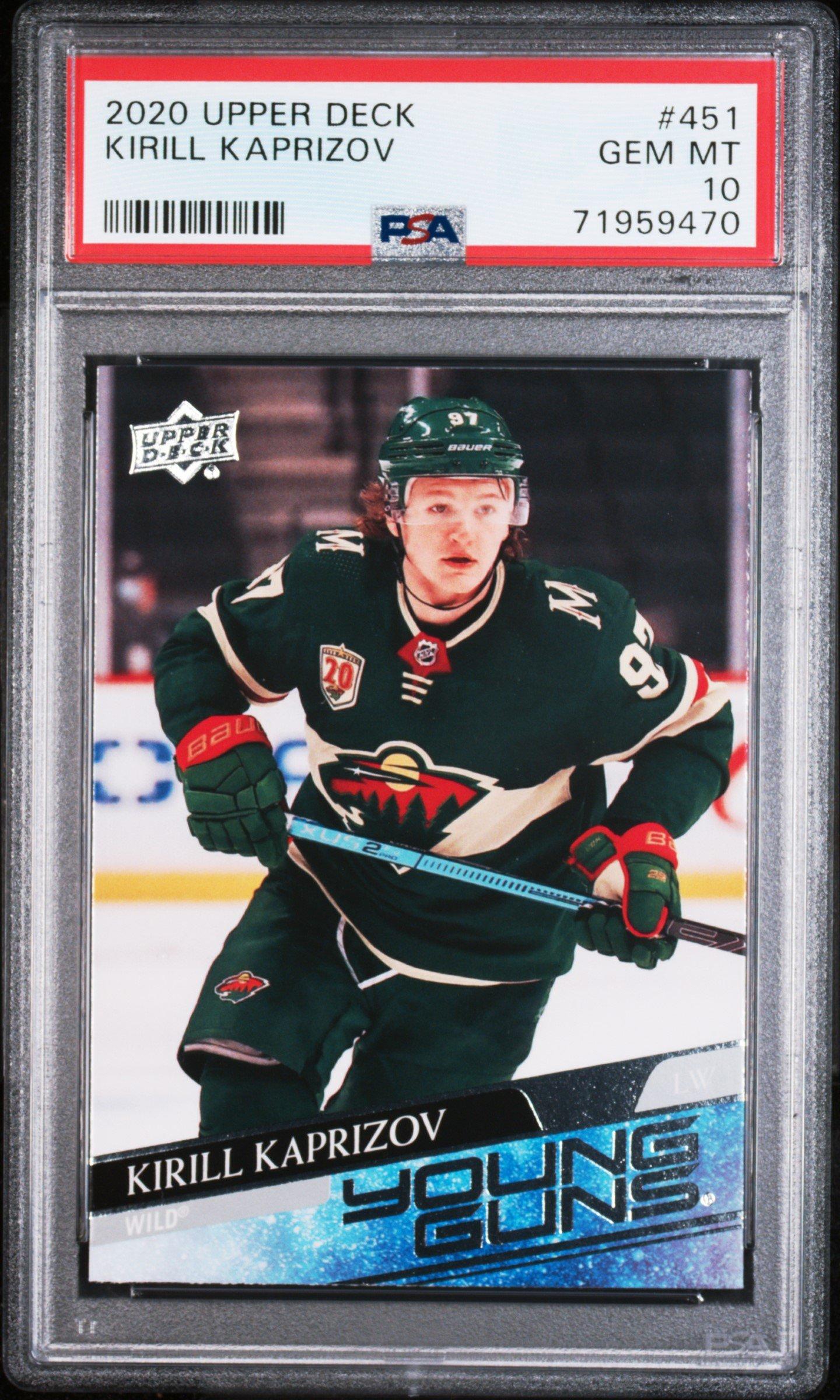 2020 Upper Deck 451 Kirill Kaprizov PSA 10