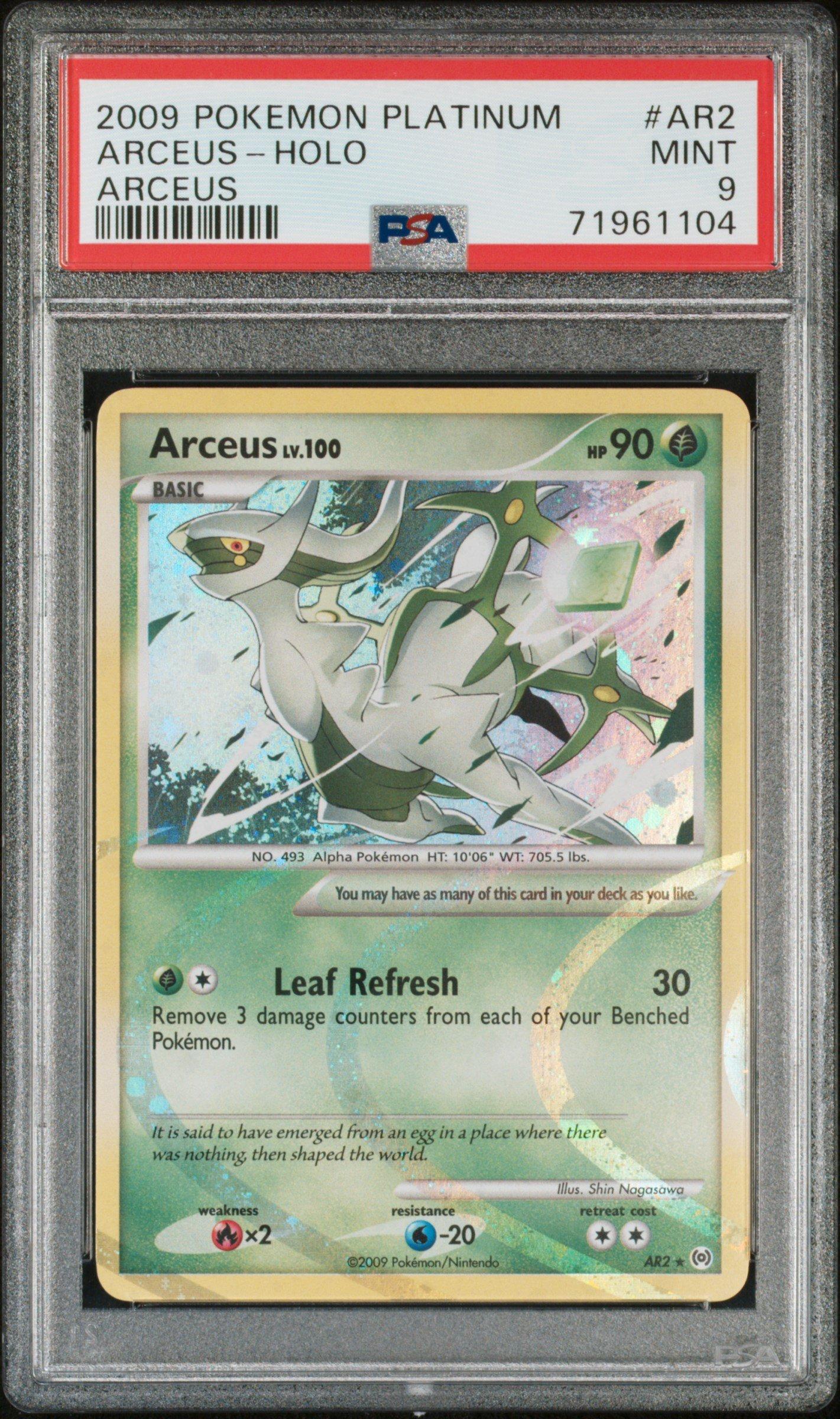 2009 Pokemon Platinum Arceus Ar2 Arceus-holo PSA 9 | GameStop