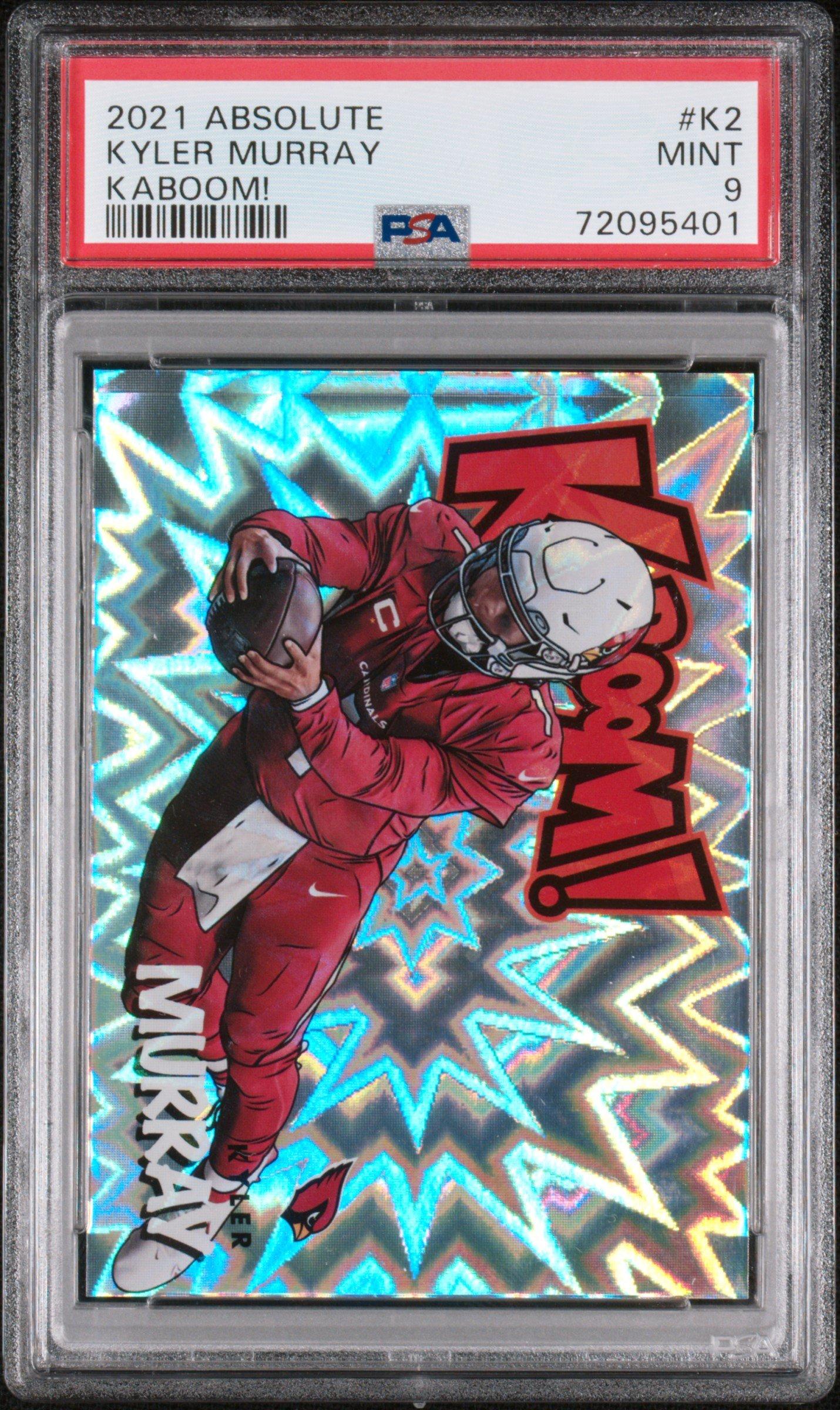 脂肪キング 2021 Panini Absolute Kaboom! K2 Kyler Murray PSA 9 Graded Card