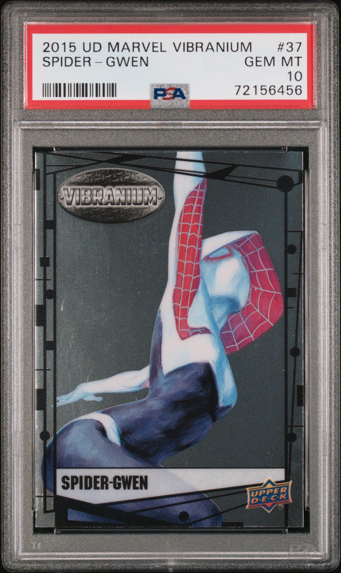 2015 Upper Deck Marvel Vibranium 37 Spider-gwen PSA