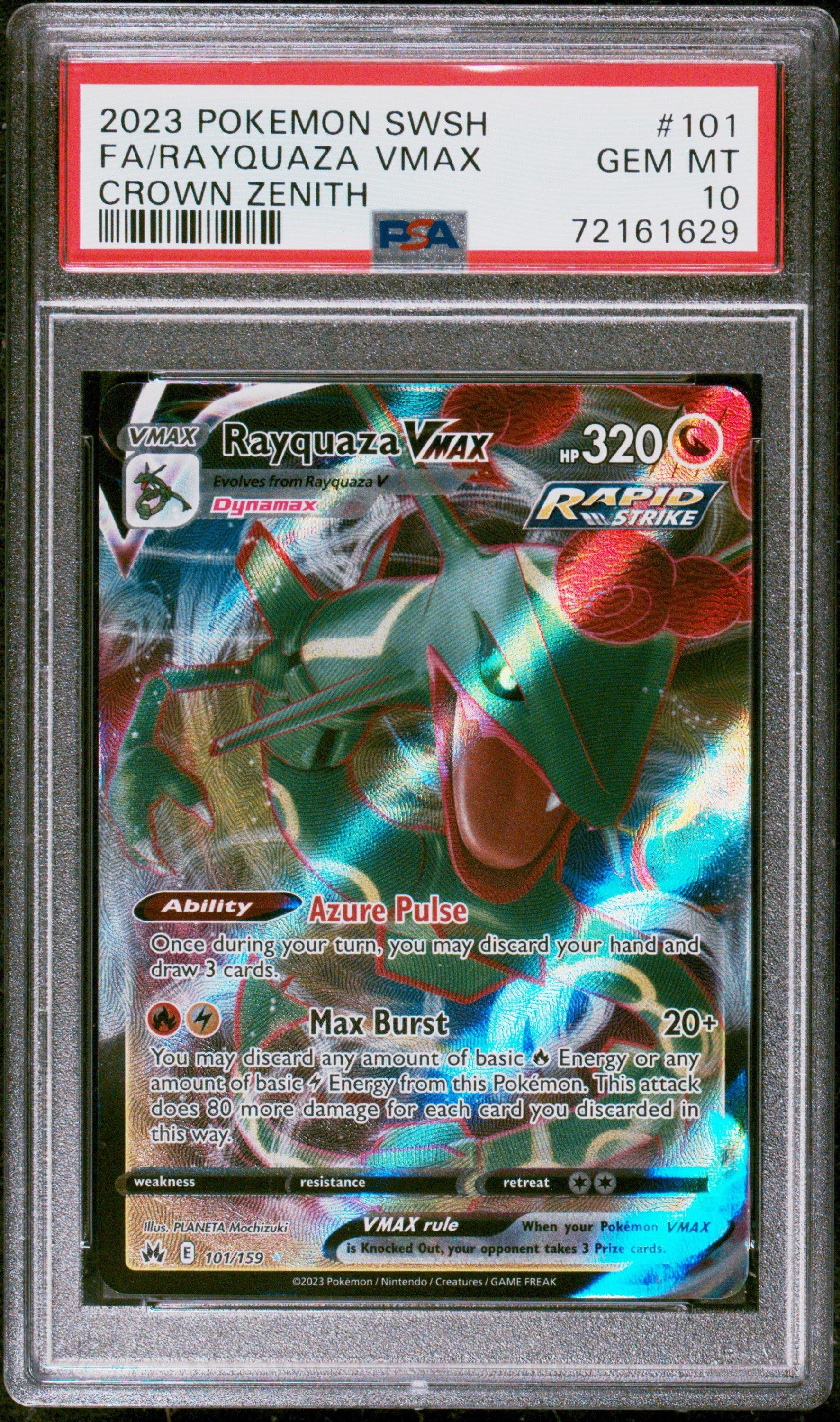 2023 Pokemon Sword And Shield Crown Zenith 101 Fa/rayquaza