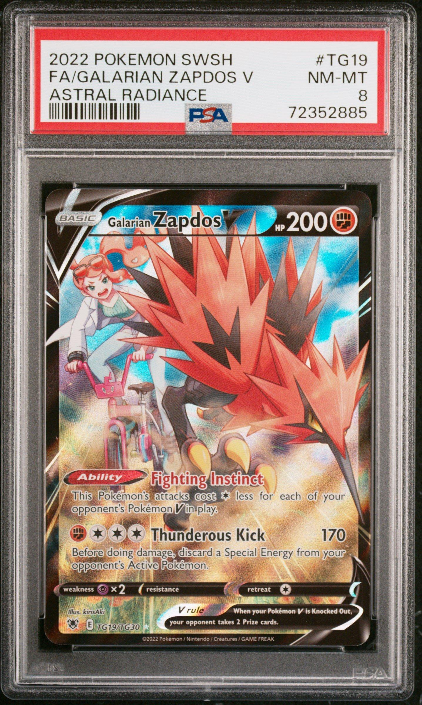 2022 Pokemon Sword & Shield Astral Radiance Tg19 Full Art/galarian