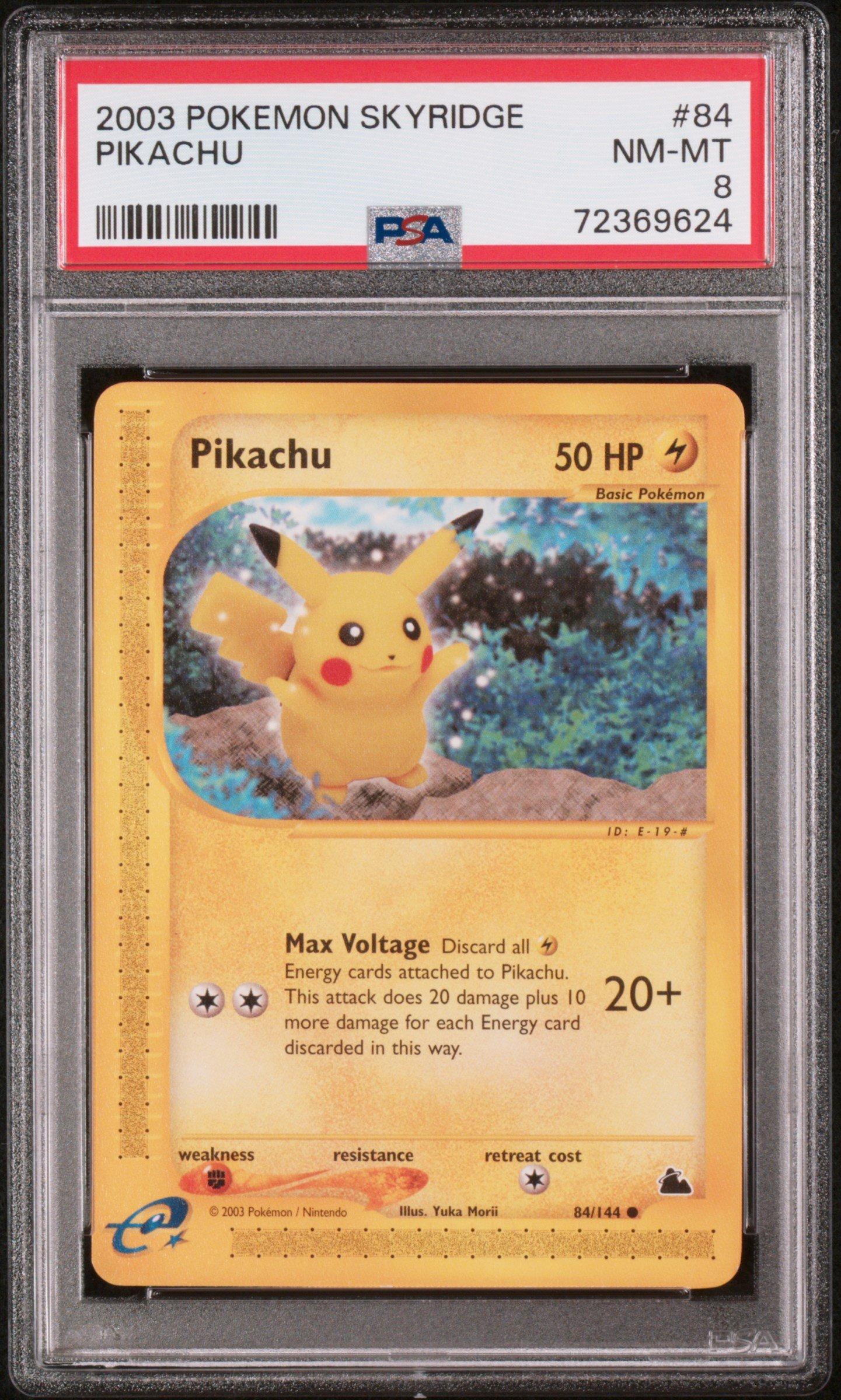 2003 Pokemon Skyridge 84 Pikachu PSA