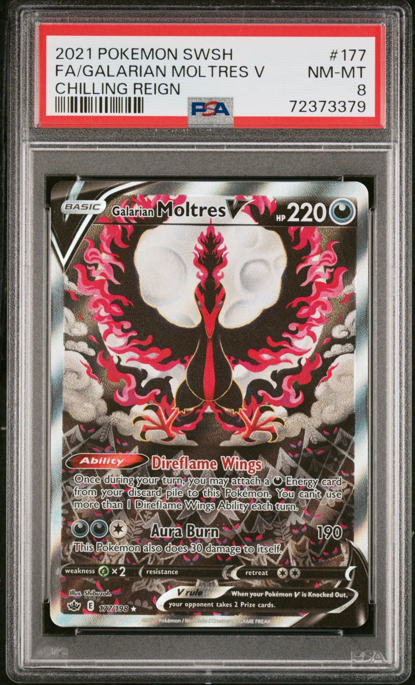 2021 Pokemon Sword & Shield Chilling Reign 177 Full Art/galarian