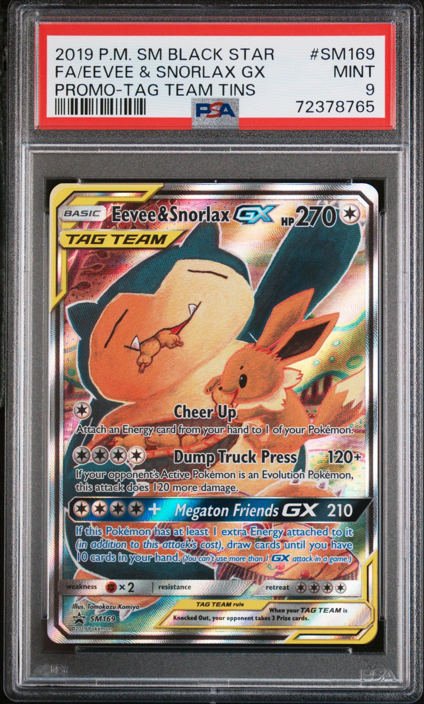 2019 Pokemon Sm Black Star Promo Sm169 Full Art/eevee