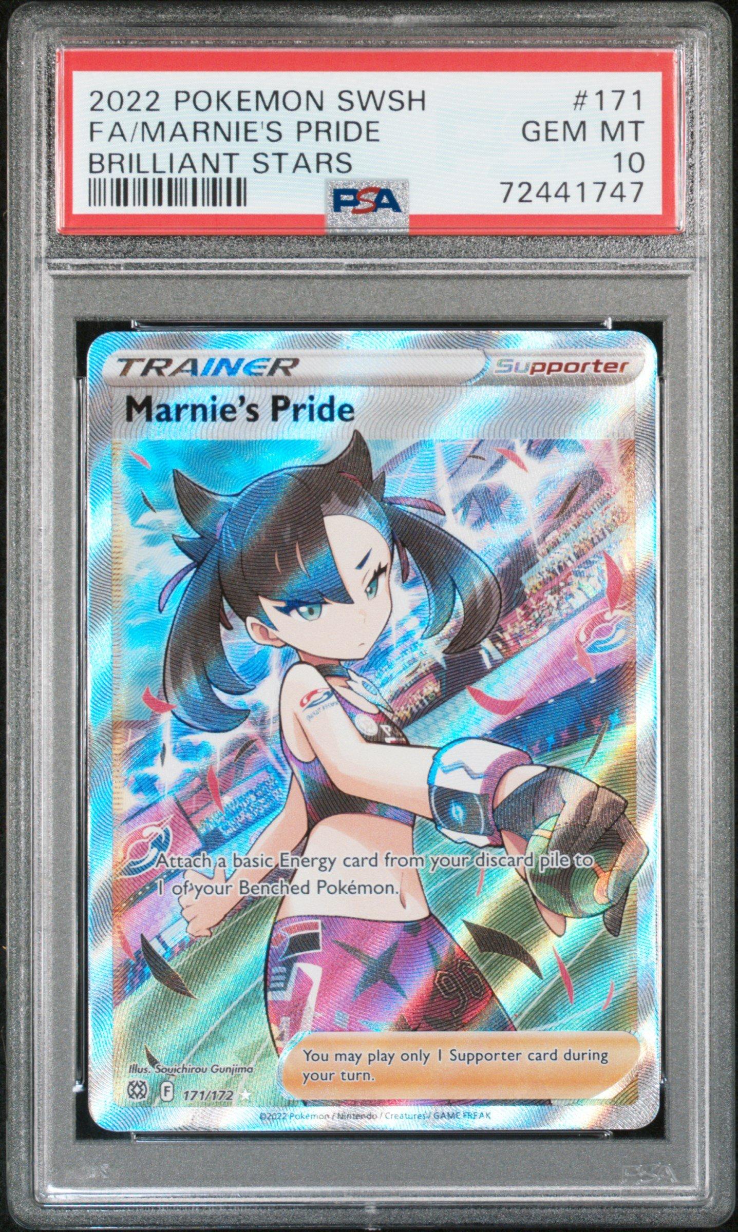 2022 Pokemon Sword & Shield Brilliant Stars 171 Full Art/marnie's