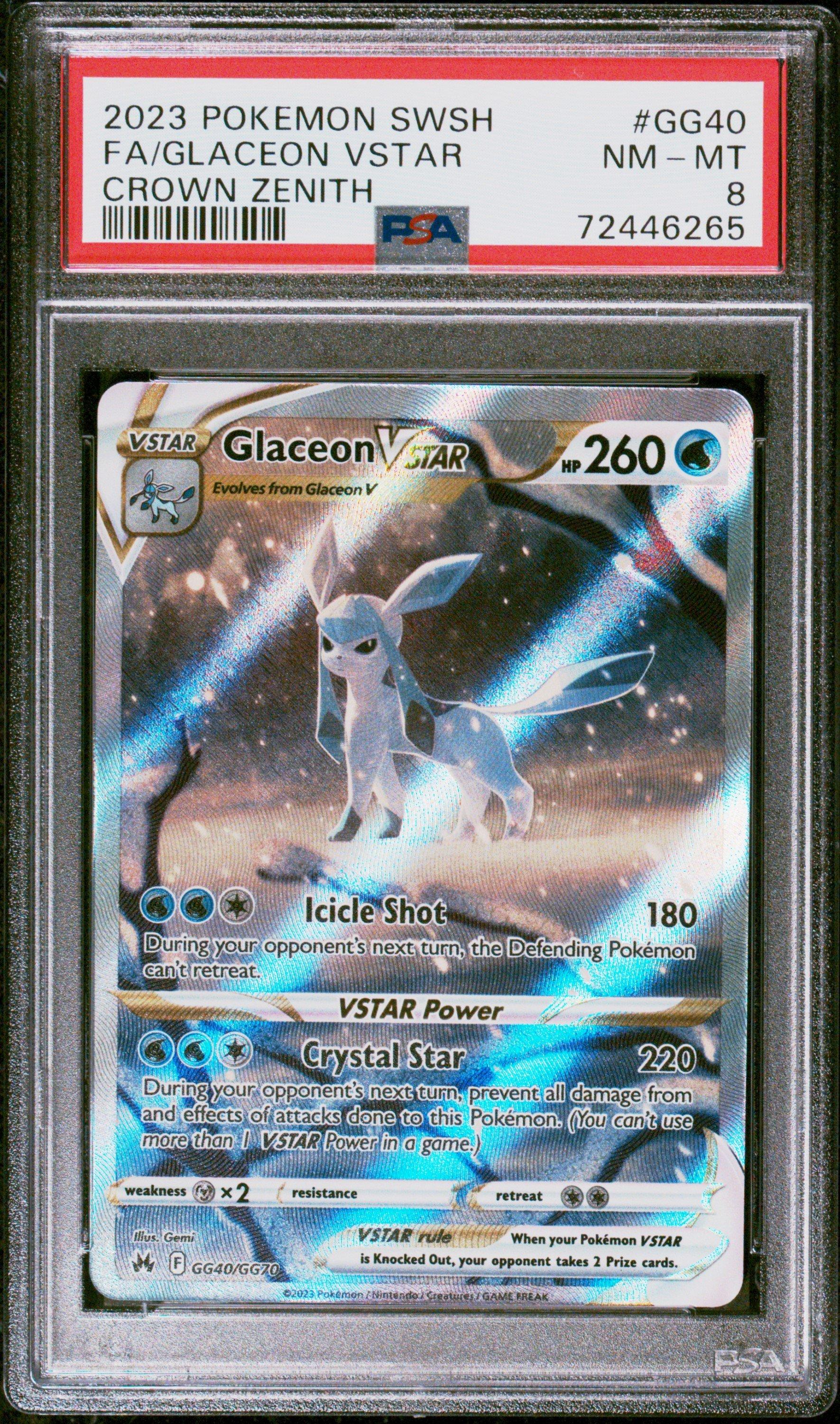 2023 Pokemon Sword And Shield Crown Zenith Gg40 Full Art/glaceon