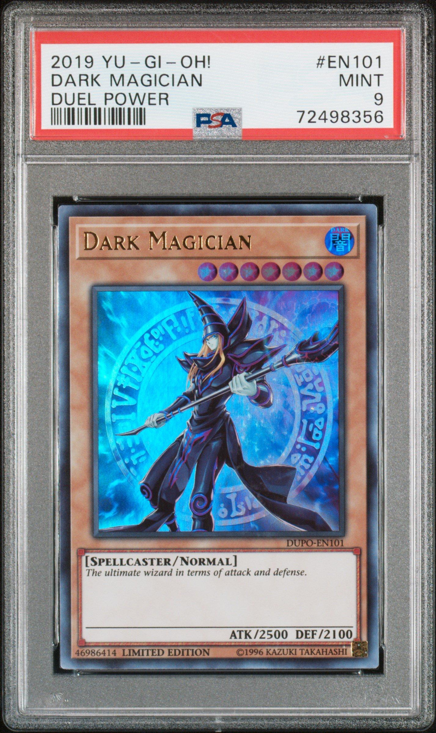 2019 Yu-gi-oh! Duel Power En101 Dark Magician PSA 9 Graded Card