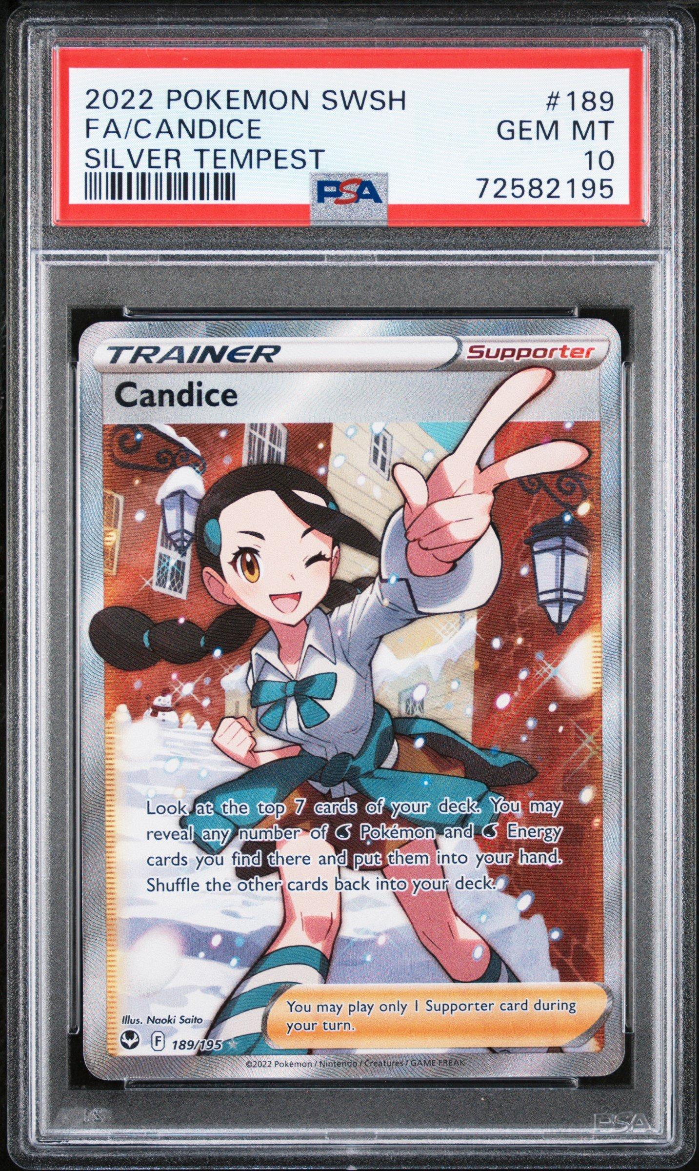 2022 Pokemon Sword & Shield Silver Tempest 189 Full Art/candice