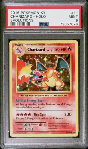 2016 Pokemon Xy Evolutions 11 Charizard-holo PSA 9 | GameStop