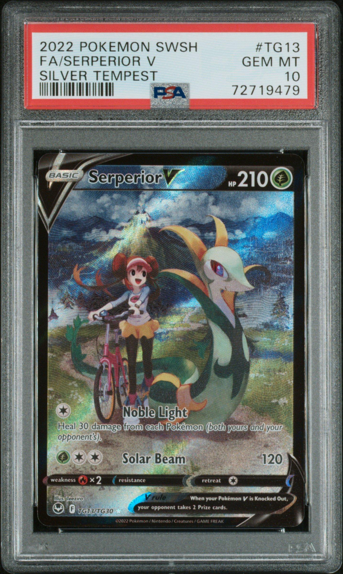 pokemon serperior card Custom, Holographic, Glossy, Pocket TCG Handcrafted Pokmon Cards
