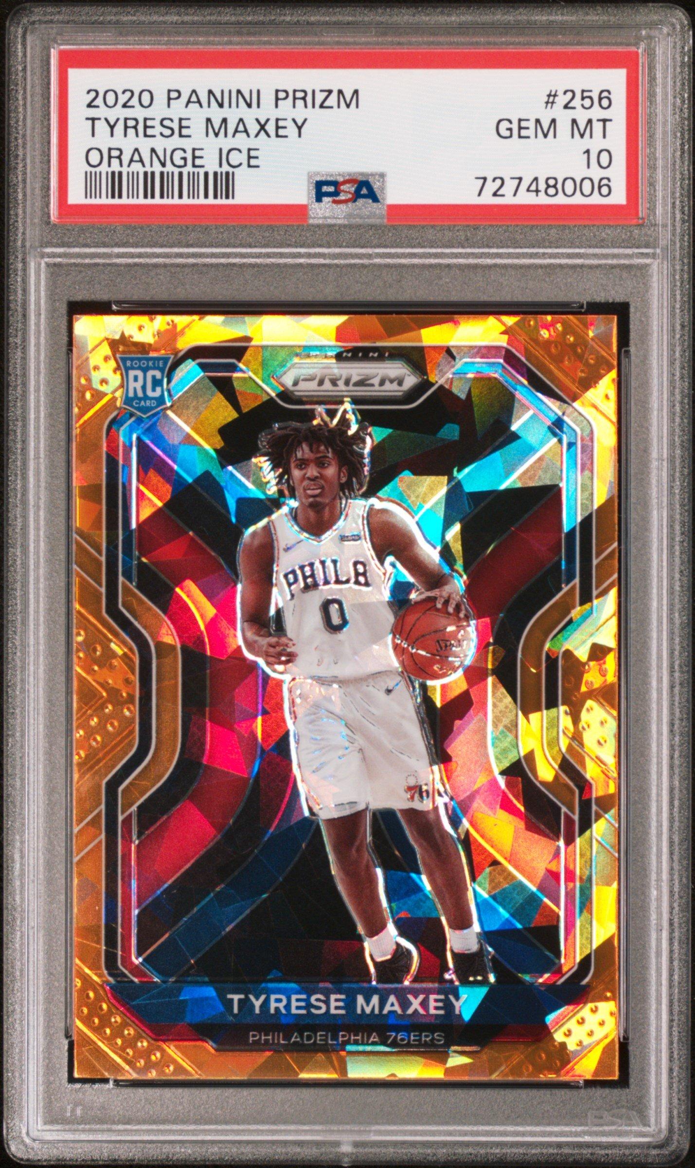 2020 Panini Prizm 256 Tyrese Maxey PSA