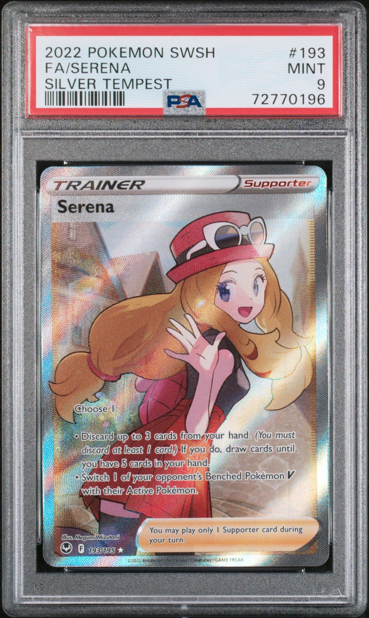 serena pokemon card full art Amazon.com: 193/195- Silver Tempest - - Ultra Rare Uncommon Card Type Serena Silver Tempest (SIT) #193